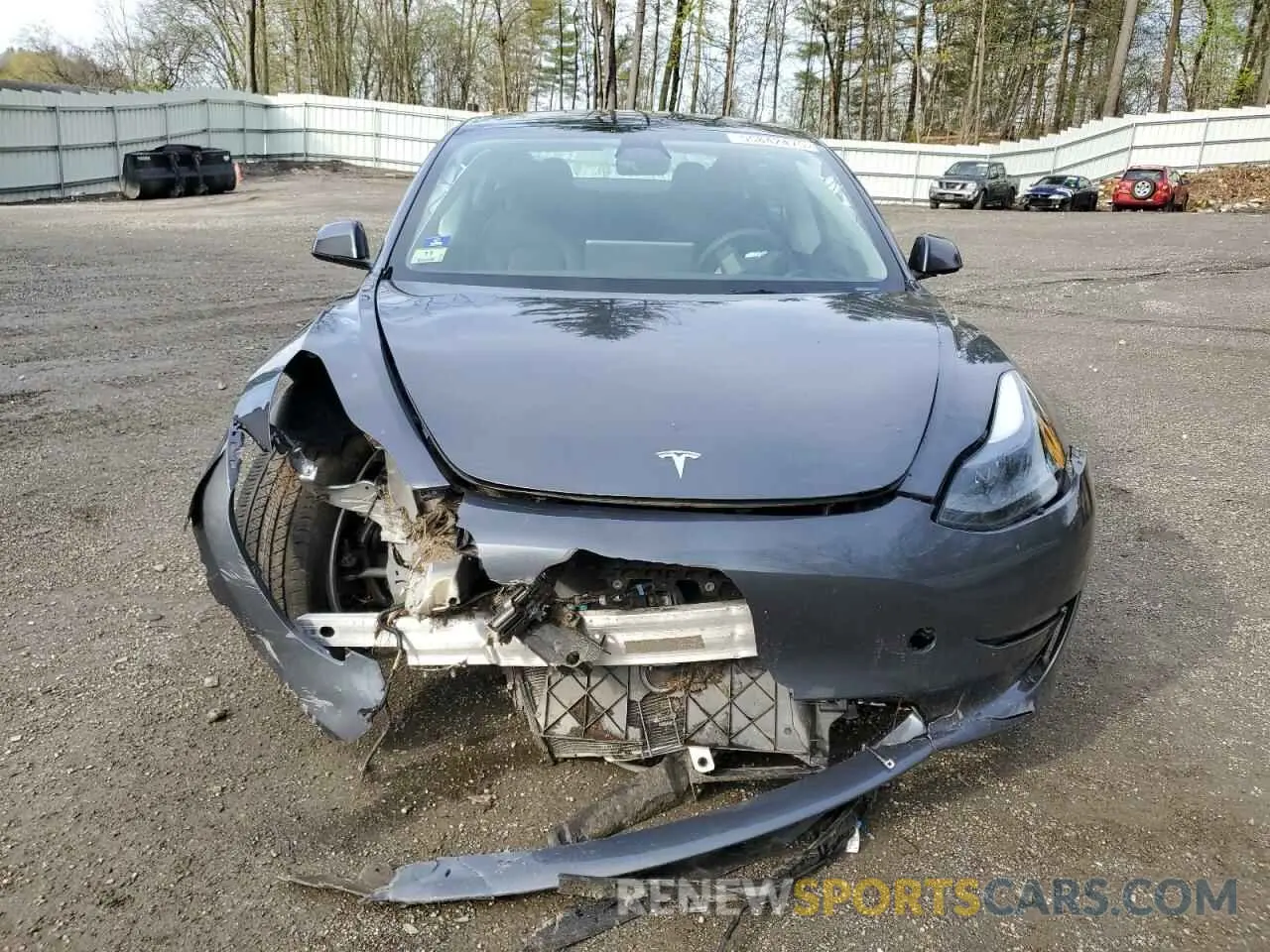 5 fotografías del automóvil dañado 5YJ3E1EB3PF670524 TESLA MODEL 3 2023