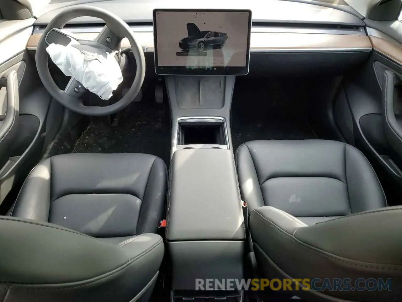 8 fotografías del automóvil dañado 5YJ3E1EB3PF670524 TESLA MODEL 3 2023
