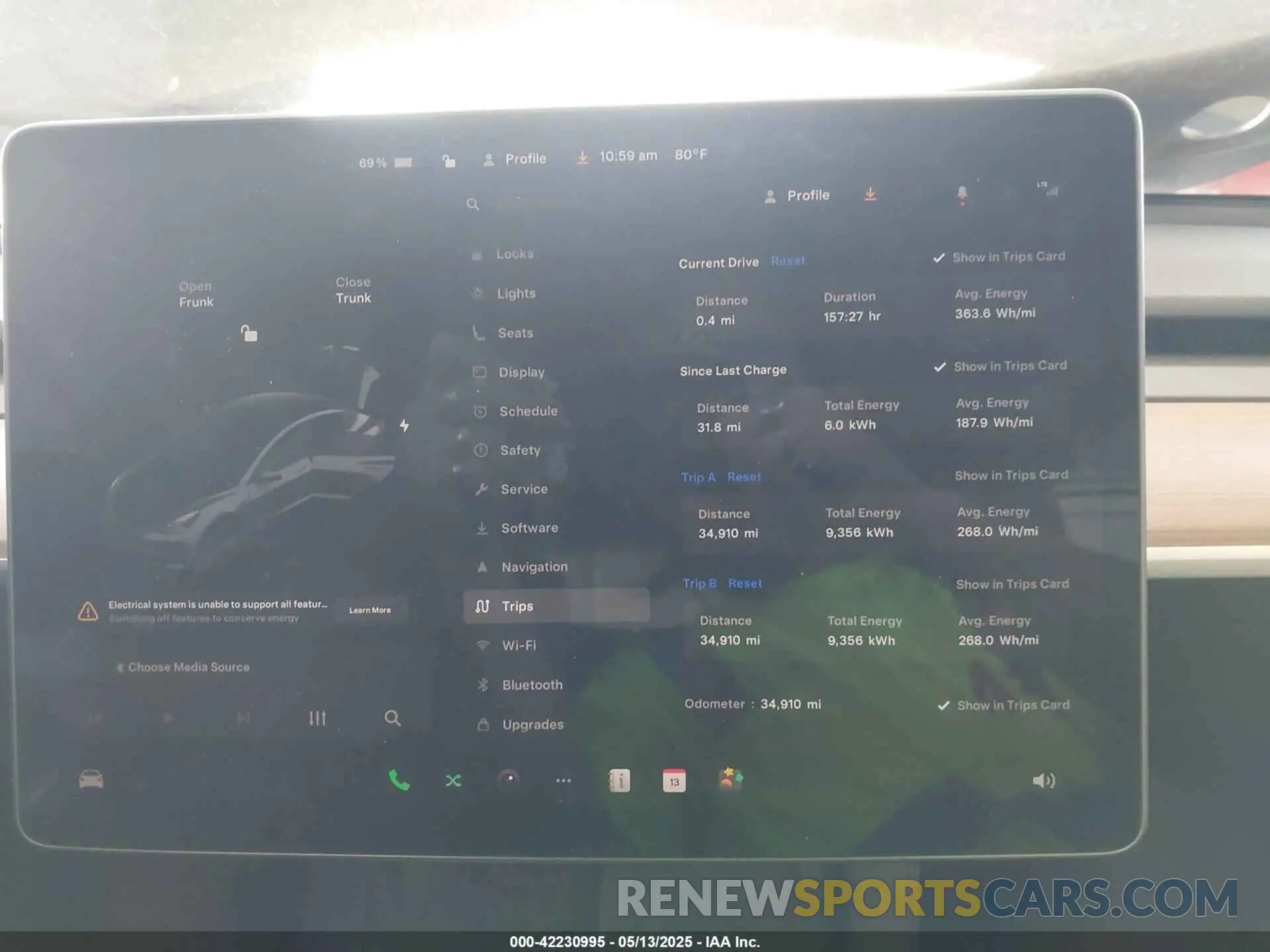 7 fotografías del automóvil dañado 5YJ3E1EB3PF670975 TESLA MODEL 3 2023