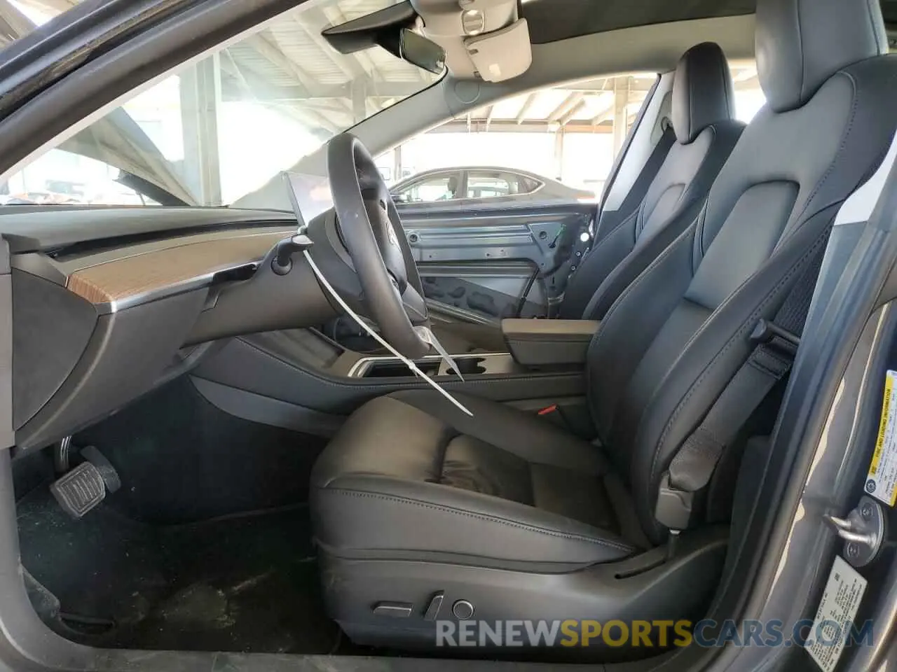 7 fotografías del automóvil dañado 5YJ3E1EB3PF705515 TESLA MODEL 3 2023