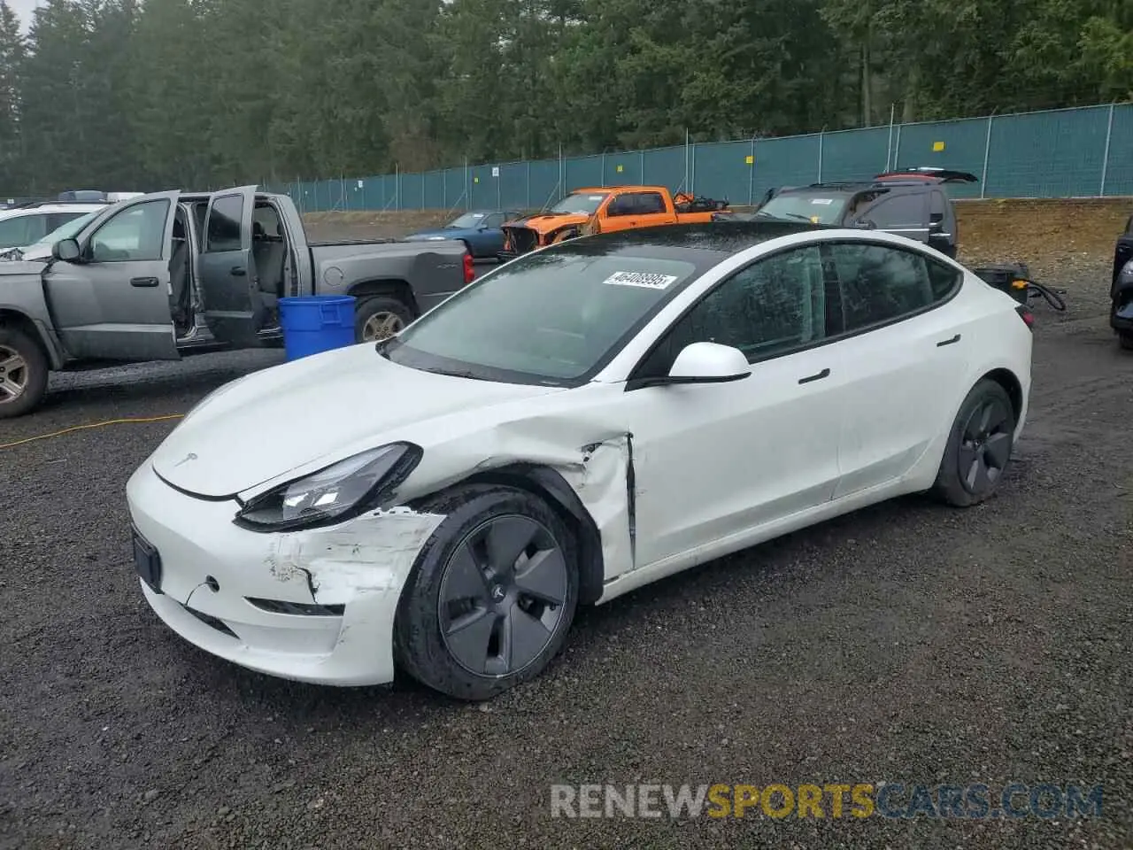 1 fotografías del automóvil dañado 5YJ3E1EB4PF619243 TESLA MODEL 3 2023