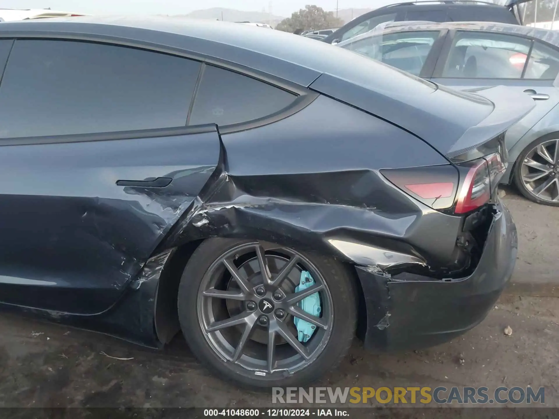 6 fotografías del automóvil dañado 5YJ3E1EB4PF633935 TESLA MODEL 3 2023