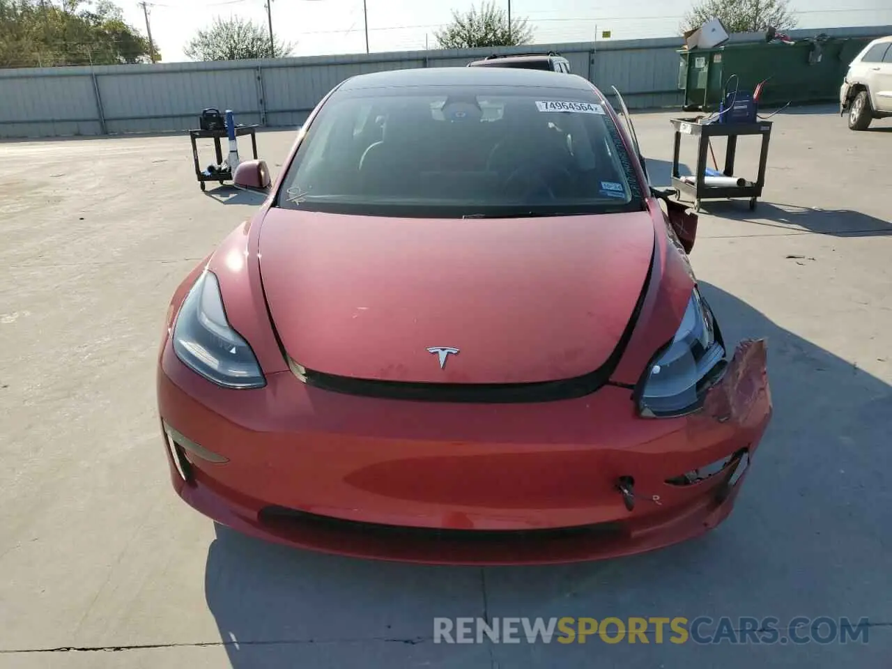 5 fotografías del automóvil dañado 5YJ3E1EB4PF683833 TESLA MODEL 3 2023