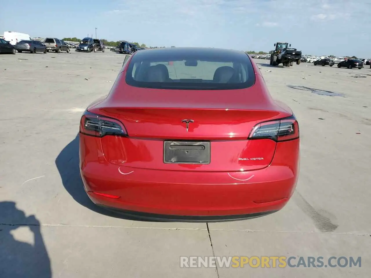 6 fotografías del automóvil dañado 5YJ3E1EB4PF683833 TESLA MODEL 3 2023
