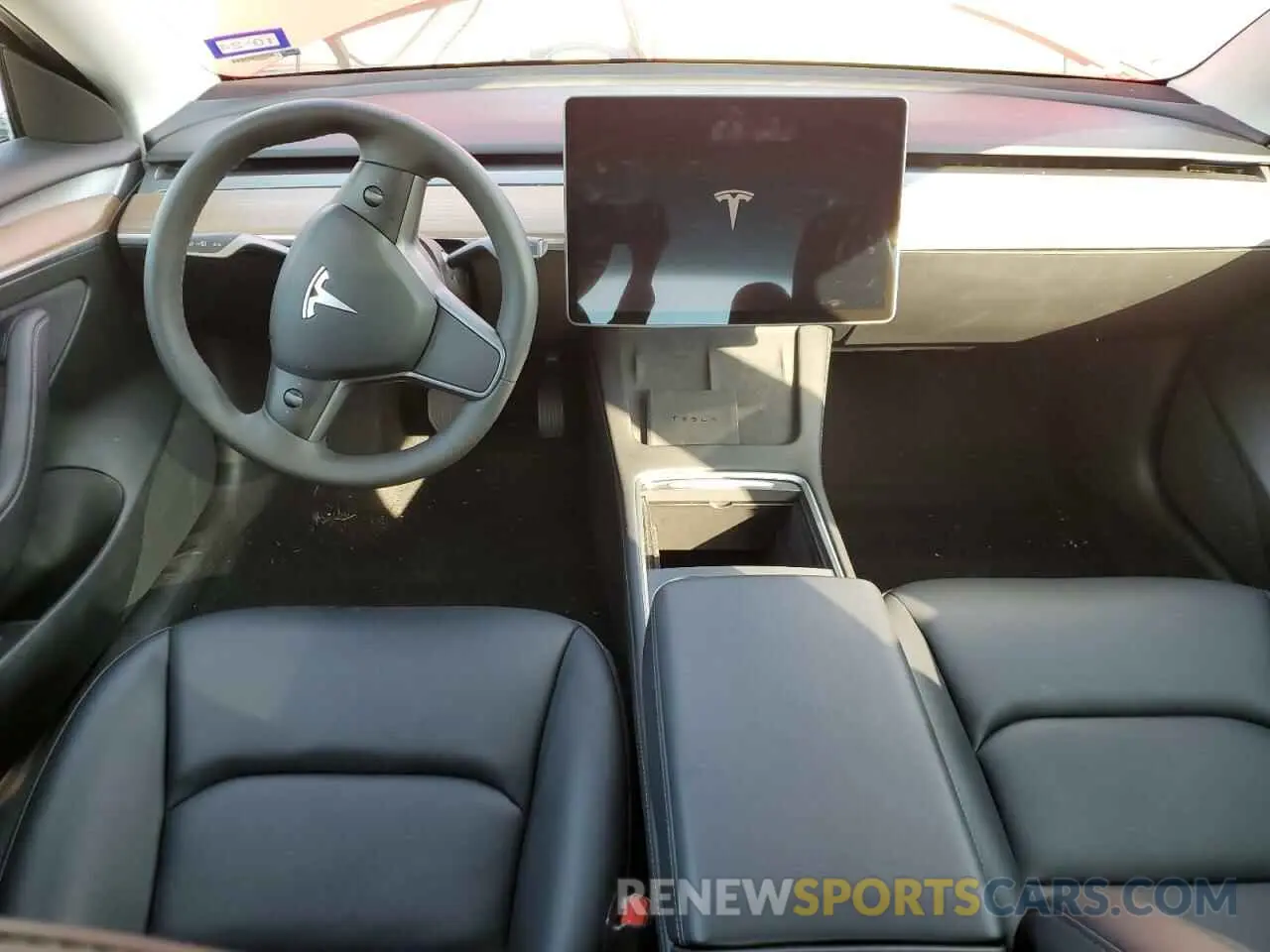 8 fotografías del automóvil dañado 5YJ3E1EB4PF683833 TESLA MODEL 3 2023