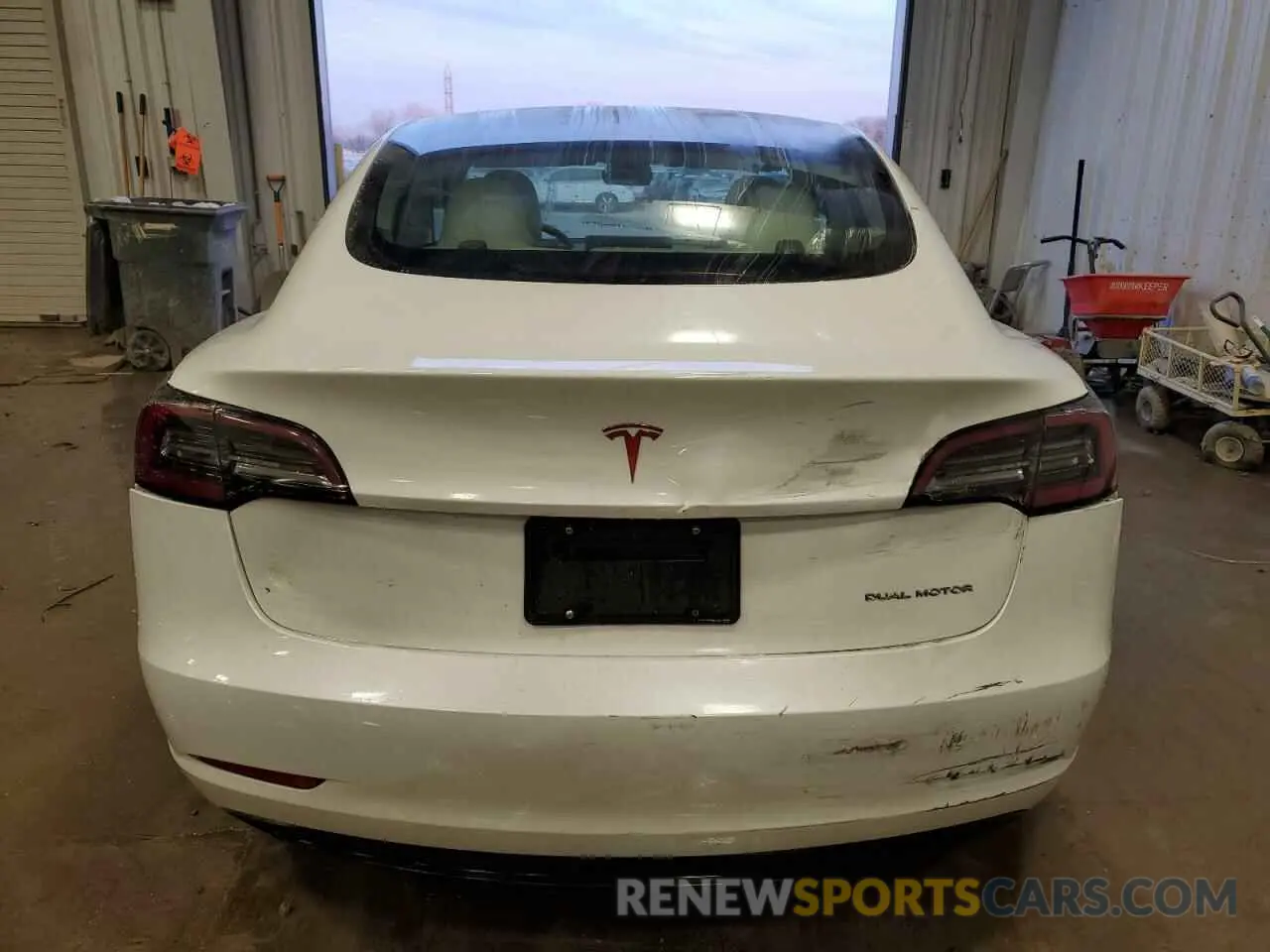 6 fotografías del automóvil dañado 5YJ3E1EB5PF480126 TESLA MODEL 3 2023