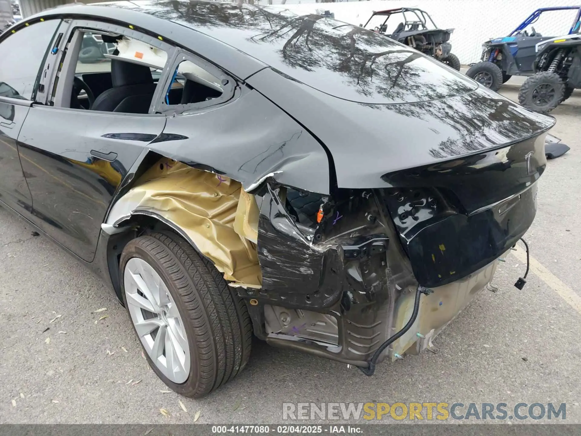6 fotografías del automóvil dañado 5YJ3E1EB5PF594787 TESLA MODEL 3 2023
