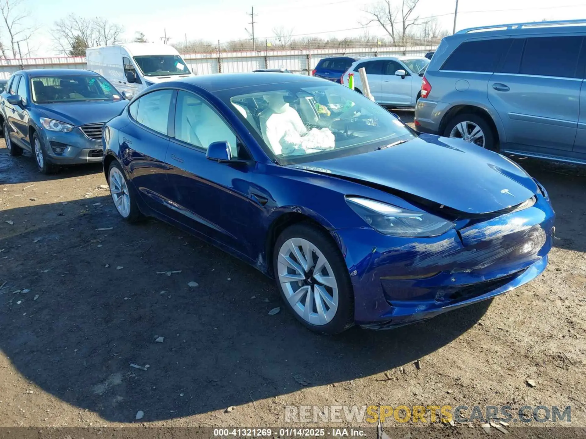 1 fotografías del automóvil dañado 5YJ3E1EB5PF623706 TESLA MODEL 3 2023
