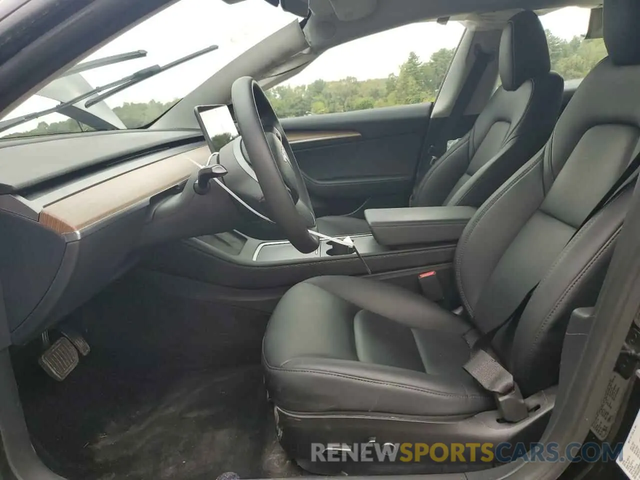 7 fotografías del automóvil dañado 5YJ3E1EB5PF661601 TESLA MODEL 3 2023