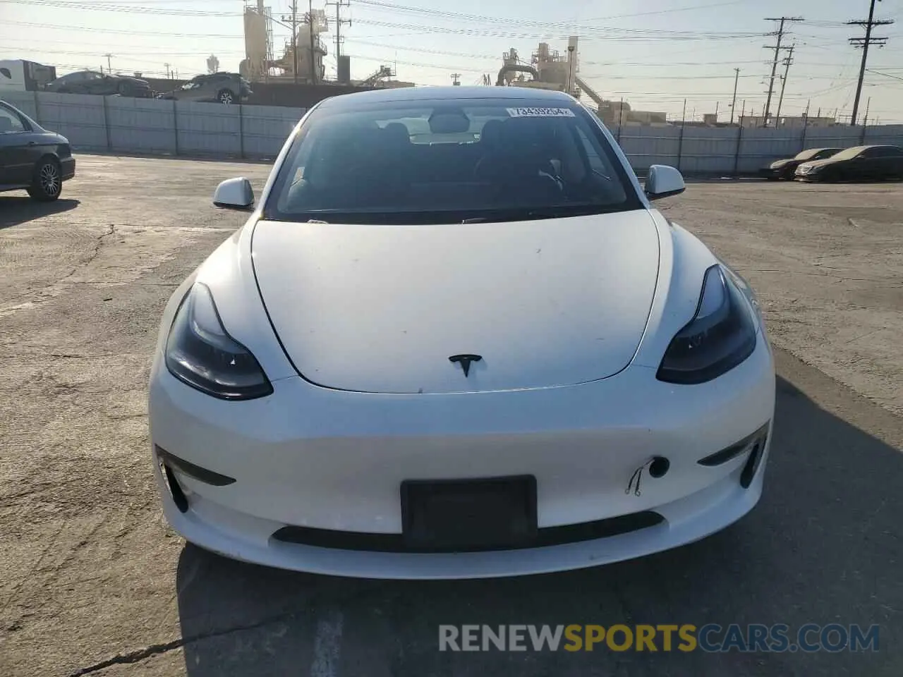 5 fotografías del automóvil dañado 5YJ3E1EB5PF712336 TESLA MODEL 3 2023
