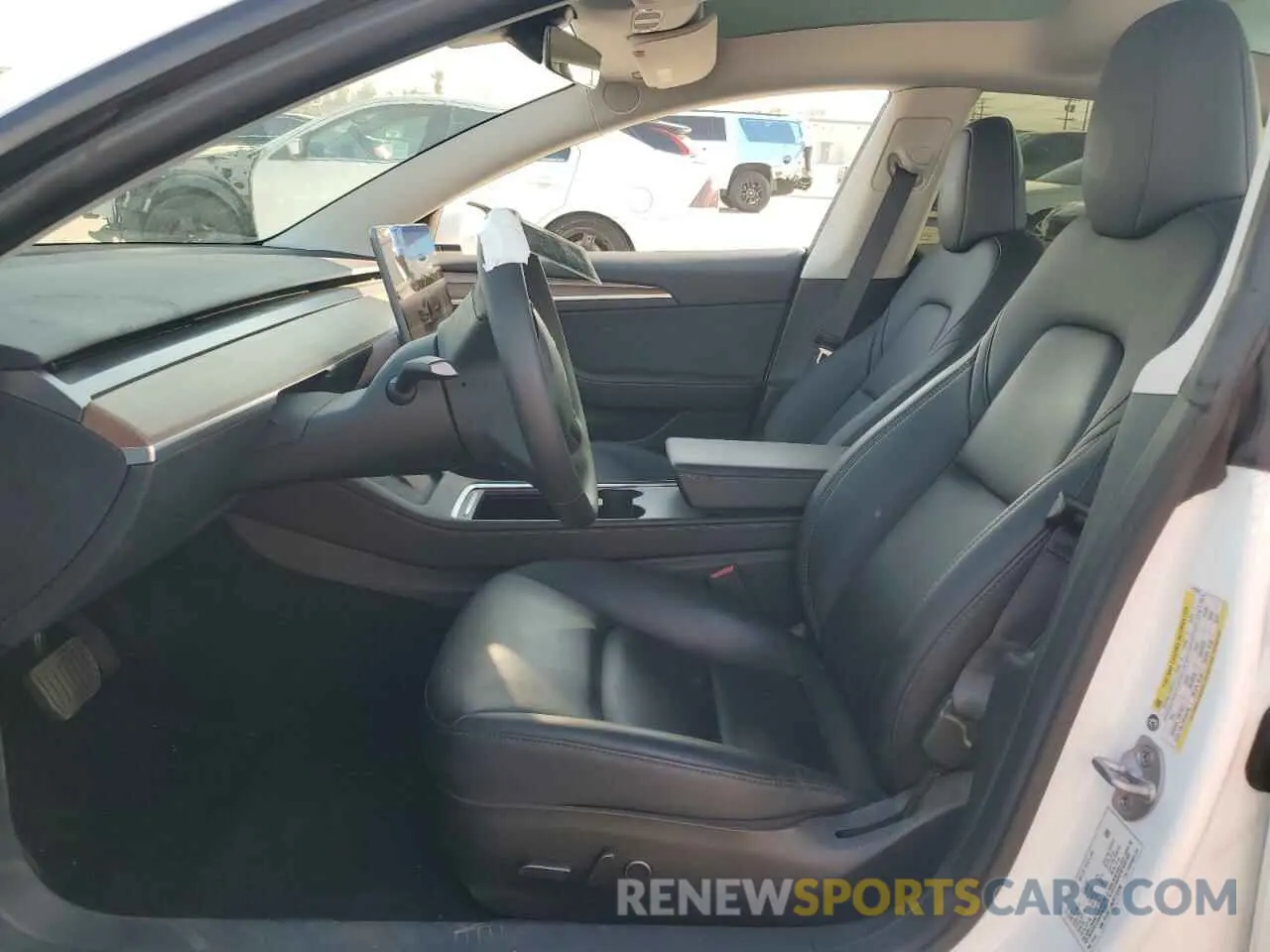 7 fotografías del automóvil dañado 5YJ3E1EB5PF712336 TESLA MODEL 3 2023