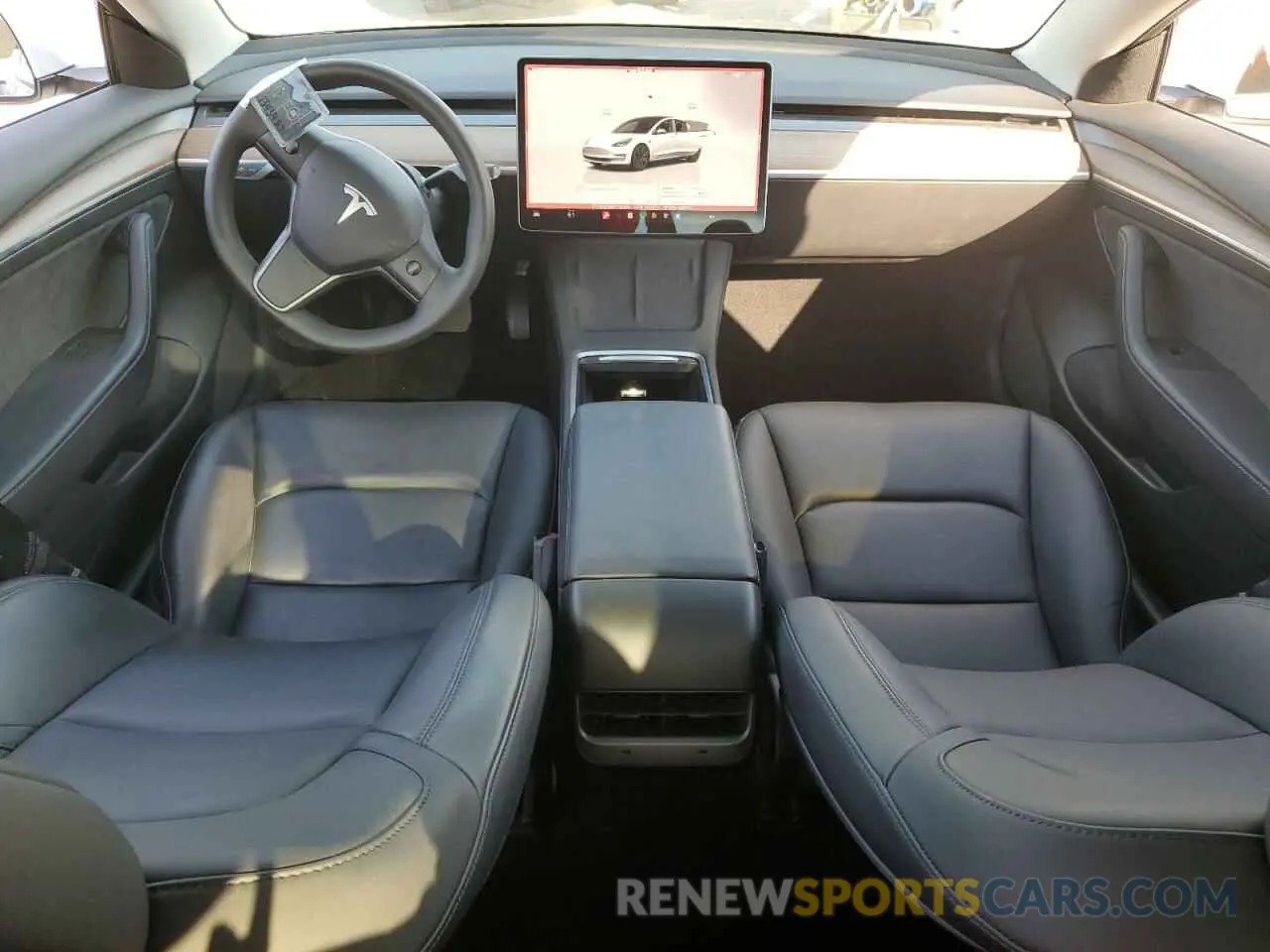 8 fotografías del automóvil dañado 5YJ3E1EB5PF712336 TESLA MODEL 3 2023