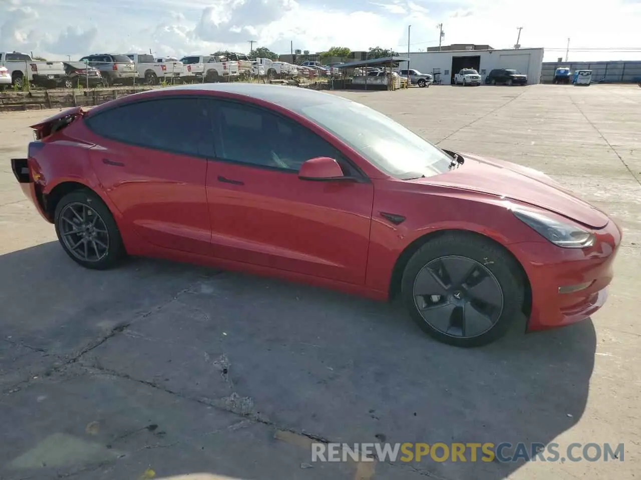 4 fotografías del automóvil dañado 5YJ3E1EB6PF416726 TESLA MODEL 3 2023