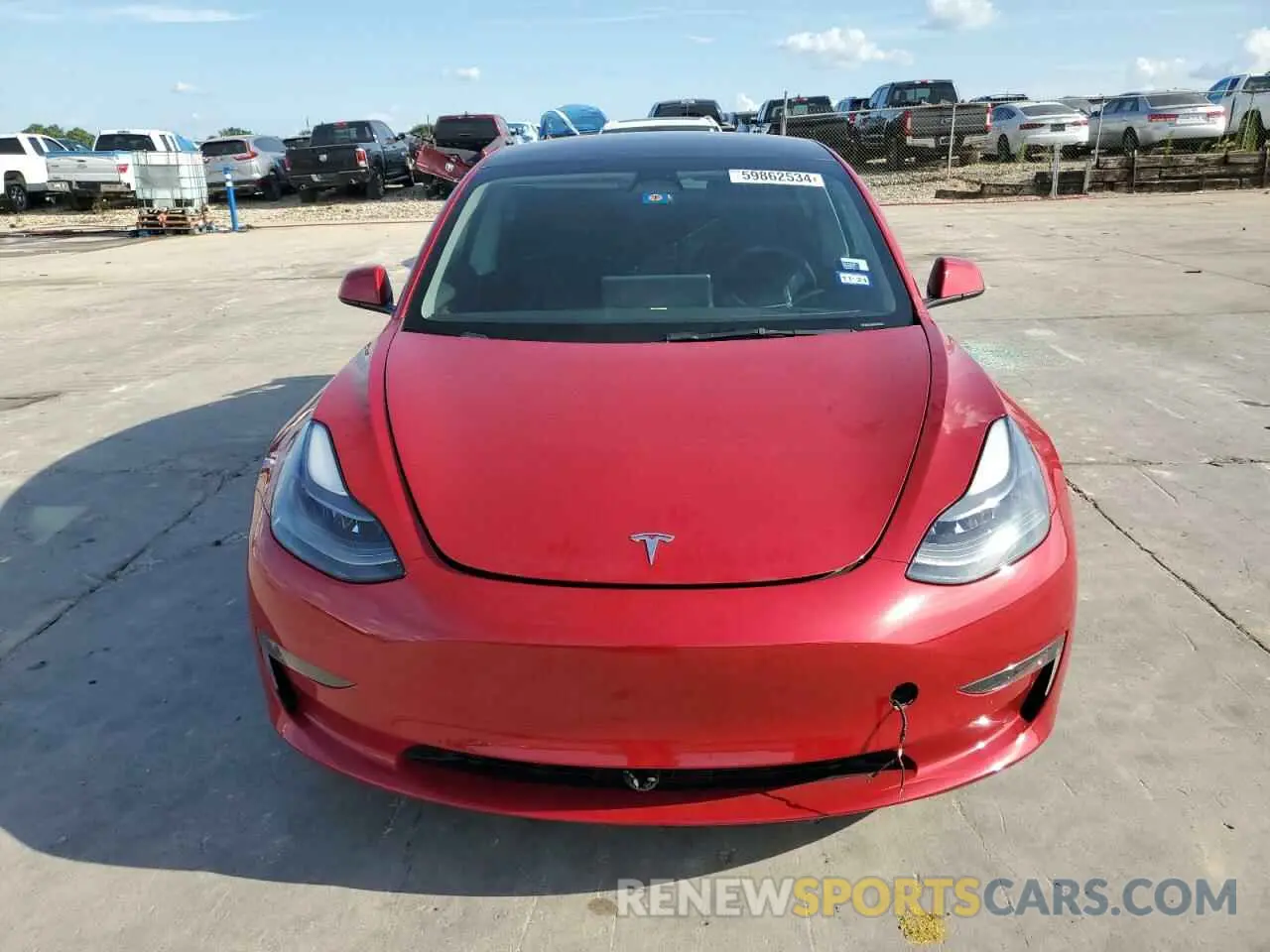 5 fotografías del automóvil dañado 5YJ3E1EB6PF416726 TESLA MODEL 3 2023