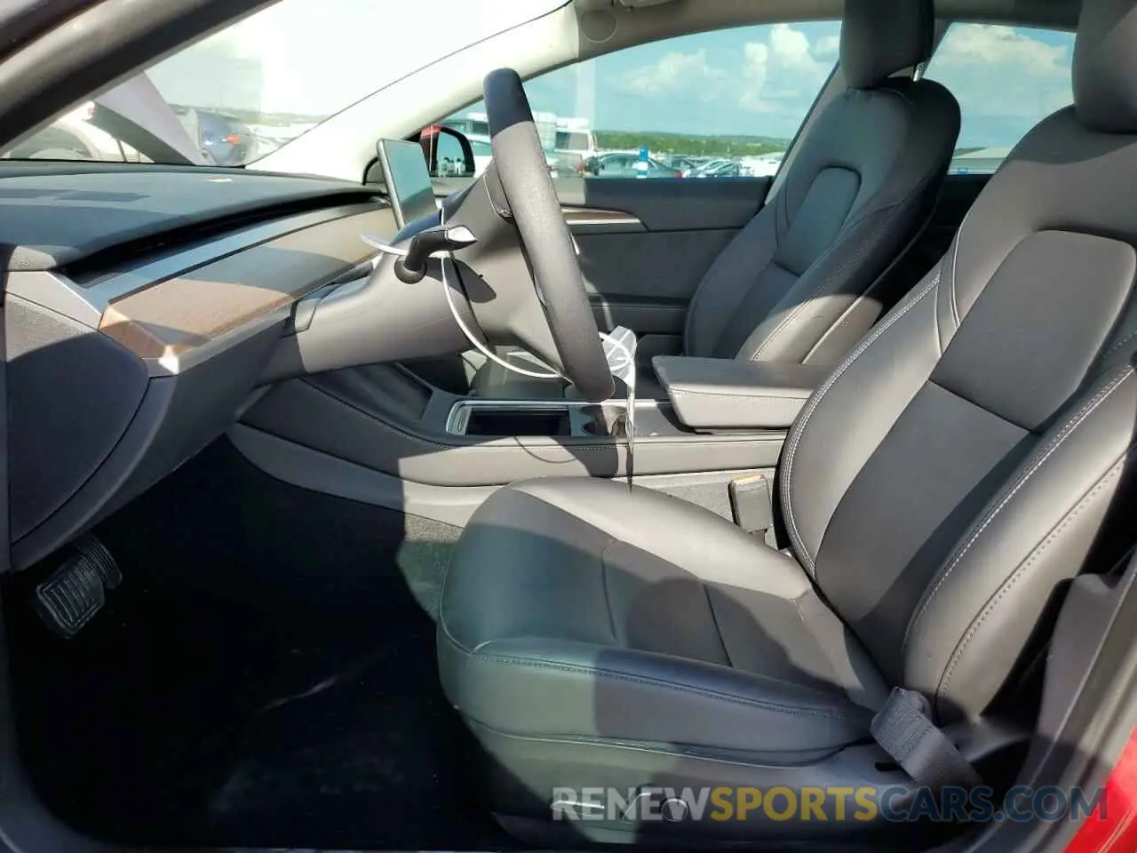 7 fotografías del automóvil dañado 5YJ3E1EB6PF416726 TESLA MODEL 3 2023