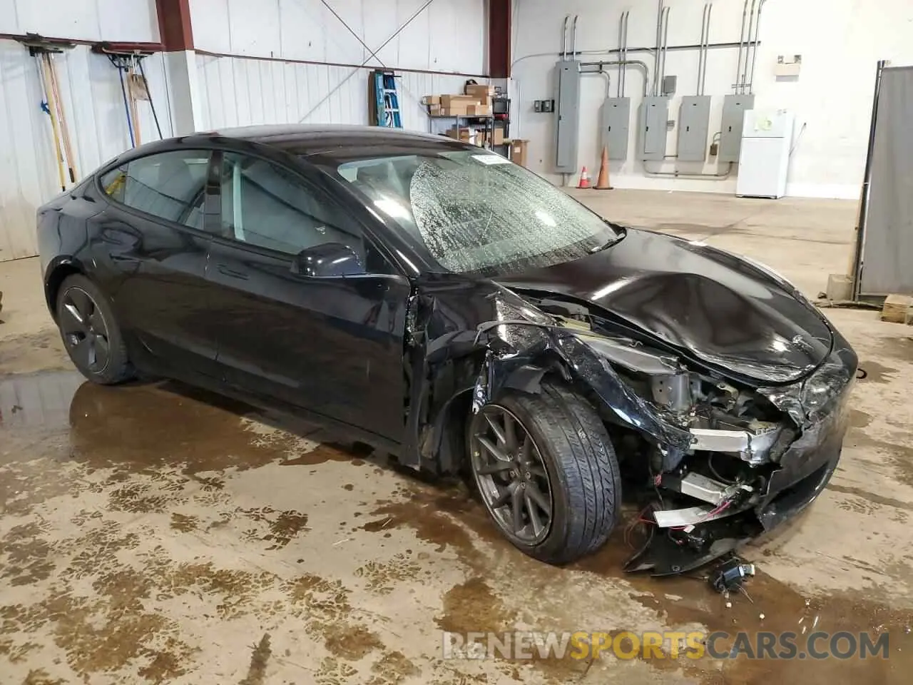 4 fotografías del automóvil dañado 5YJ3E1EB6PF466252 TESLA MODEL 3 2023