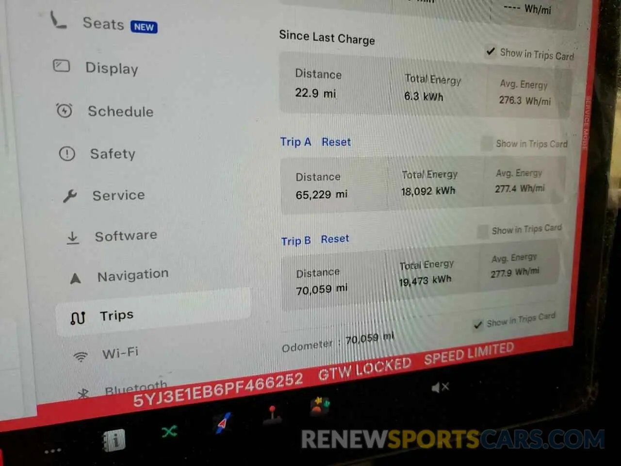 9 fotografías del automóvil dañado 5YJ3E1EB6PF466252 TESLA MODEL 3 2023