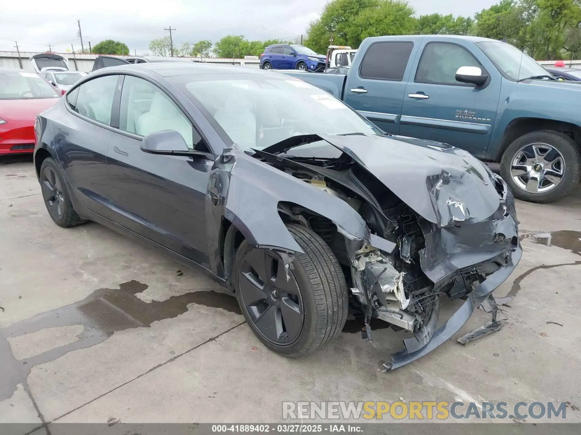 1 fotografías del automóvil dañado 5YJ3E1EB6PF632690 TESLA MODEL 3 2023