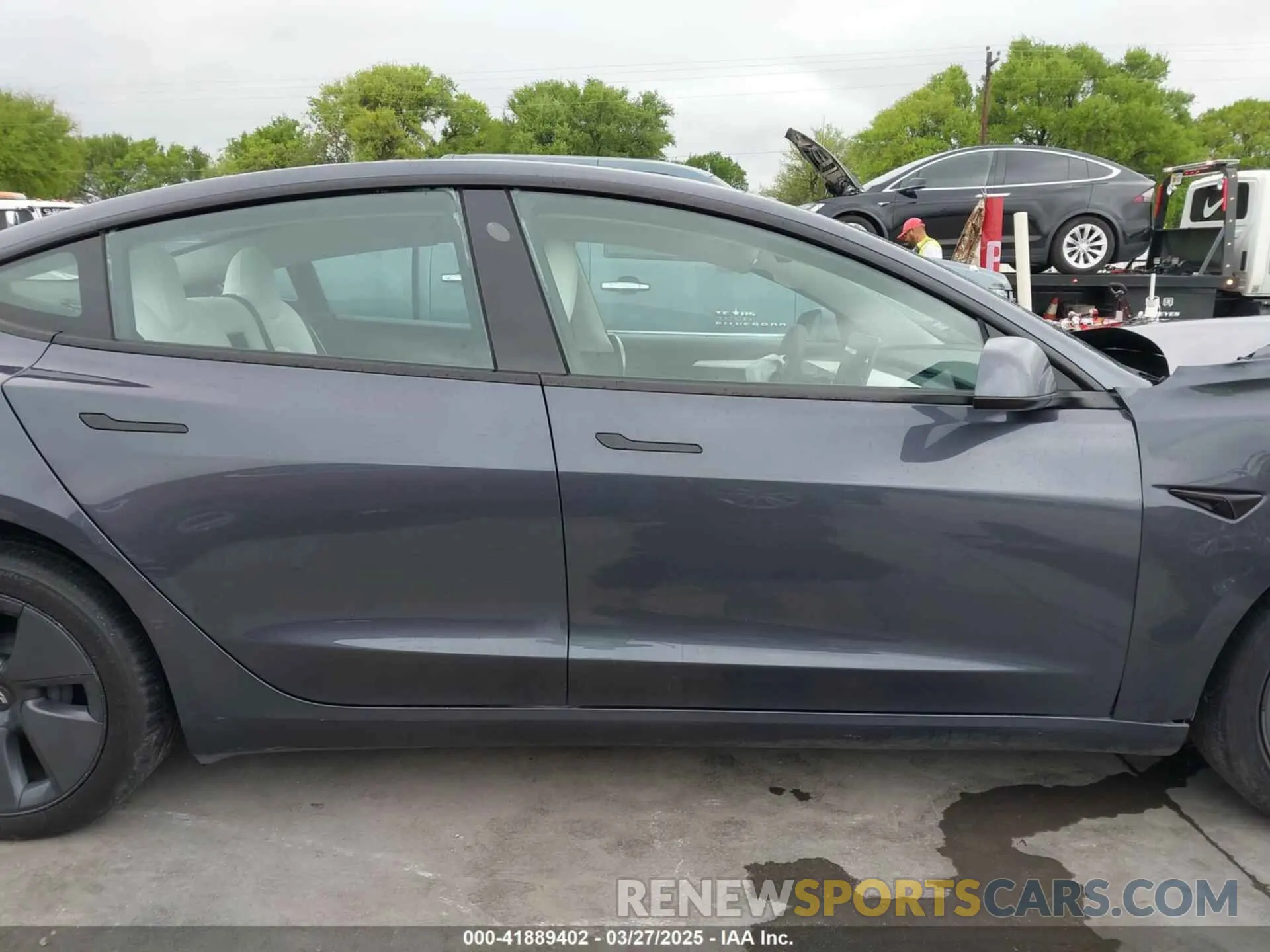 14 fotografías del automóvil dañado 5YJ3E1EB6PF632690 TESLA MODEL 3 2023