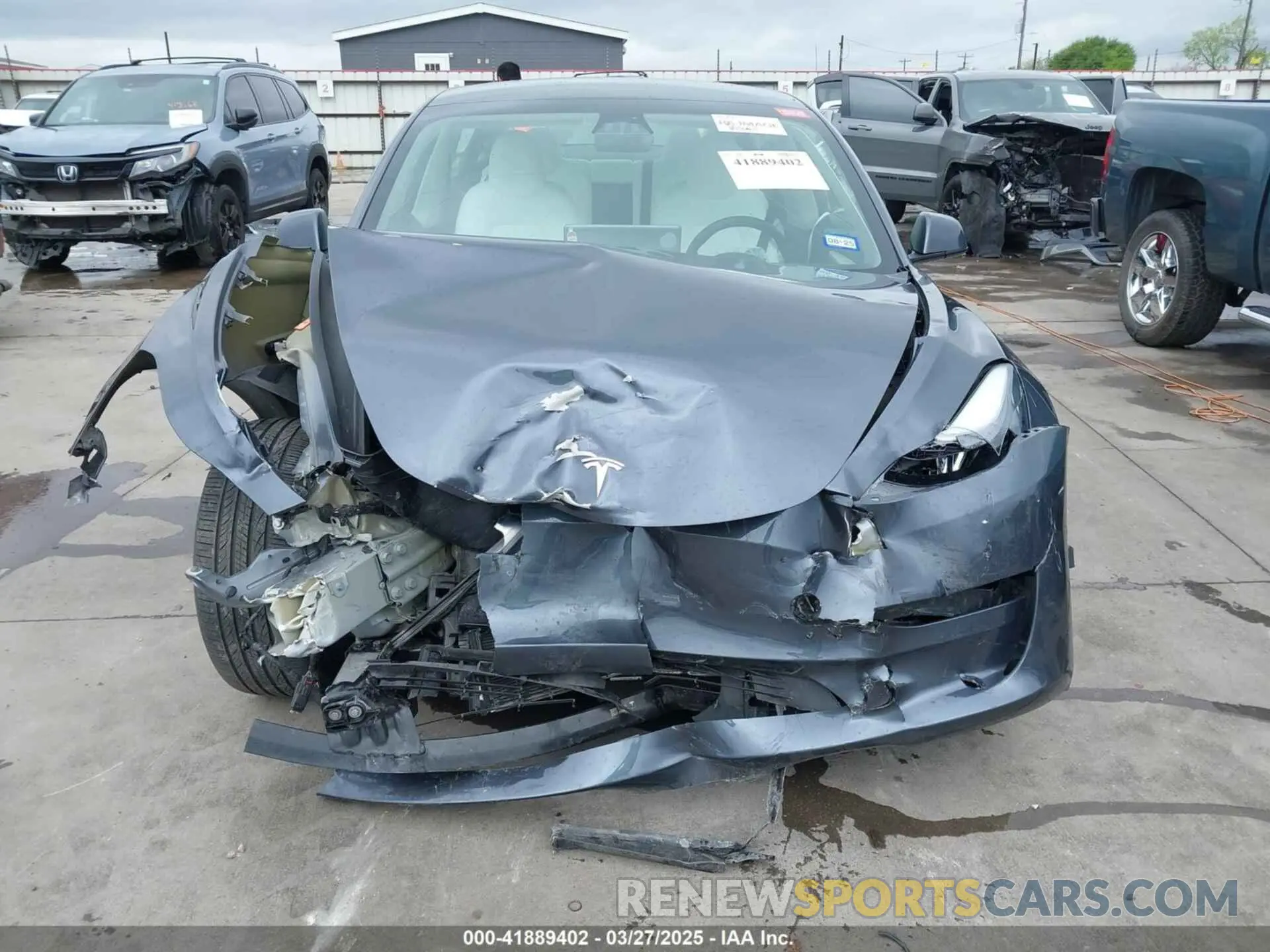 6 fotografías del automóvil dañado 5YJ3E1EB6PF632690 TESLA MODEL 3 2023
