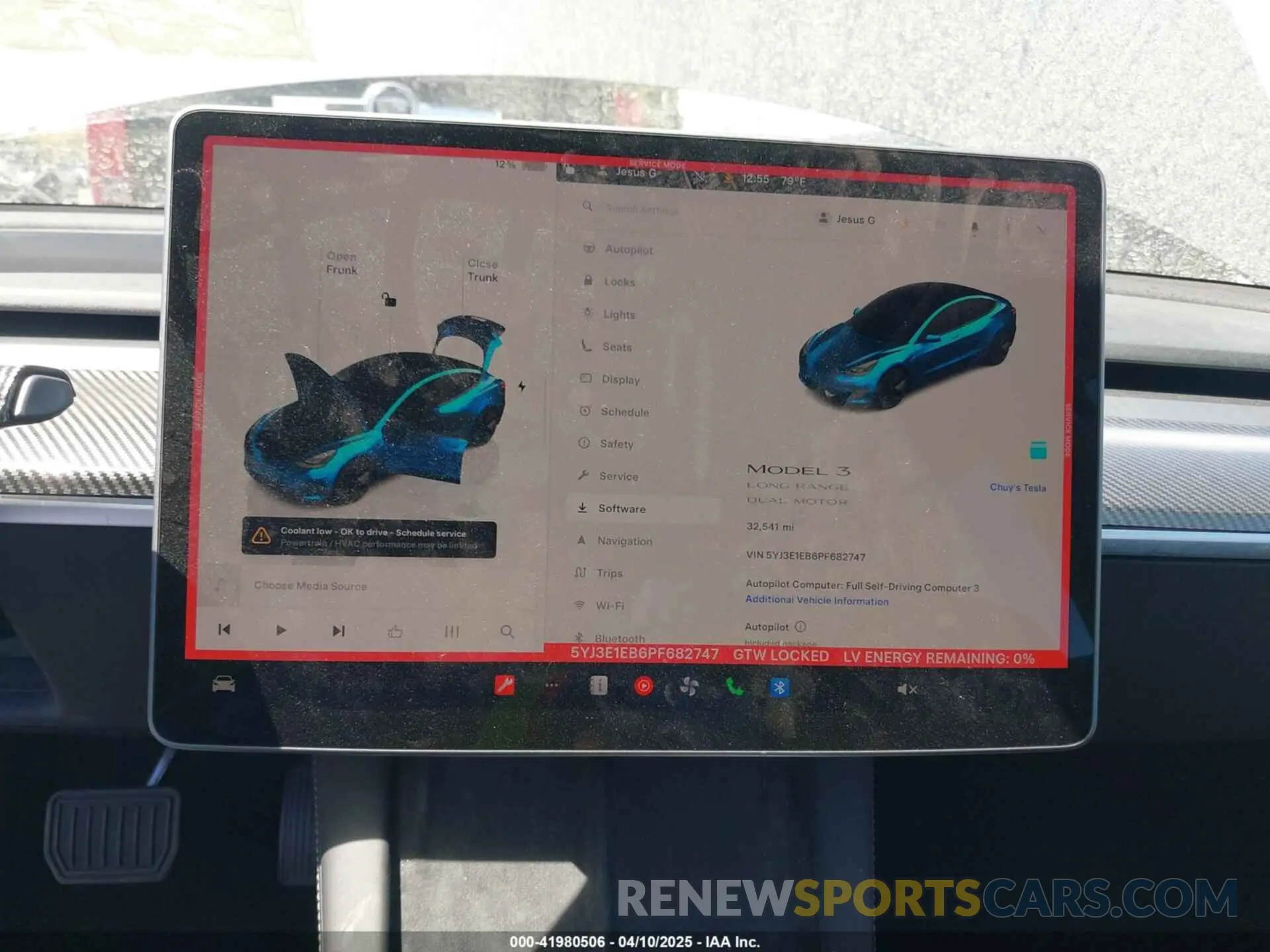 18 fotografías del automóvil dañado 5YJ3E1EB6PF682747 TESLA MODEL 3 2023