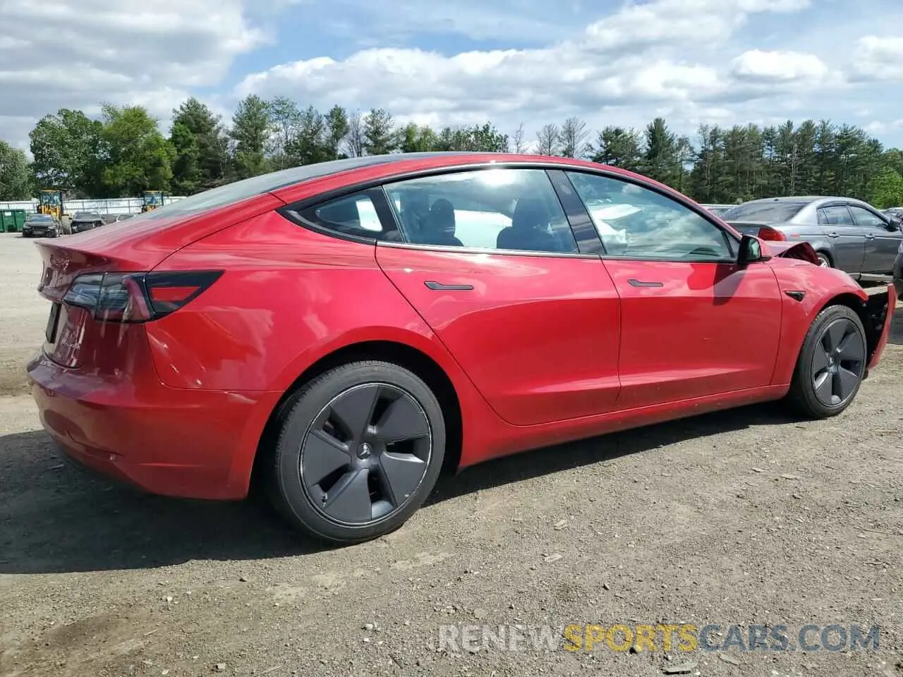 3 fotografías del automóvil dañado 5YJ3E1EB7PF390122 TESLA MODEL 3 2023