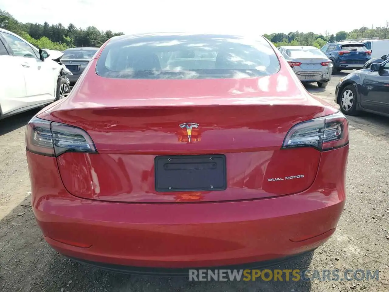 6 fotografías del automóvil dañado 5YJ3E1EB7PF390122 TESLA MODEL 3 2023