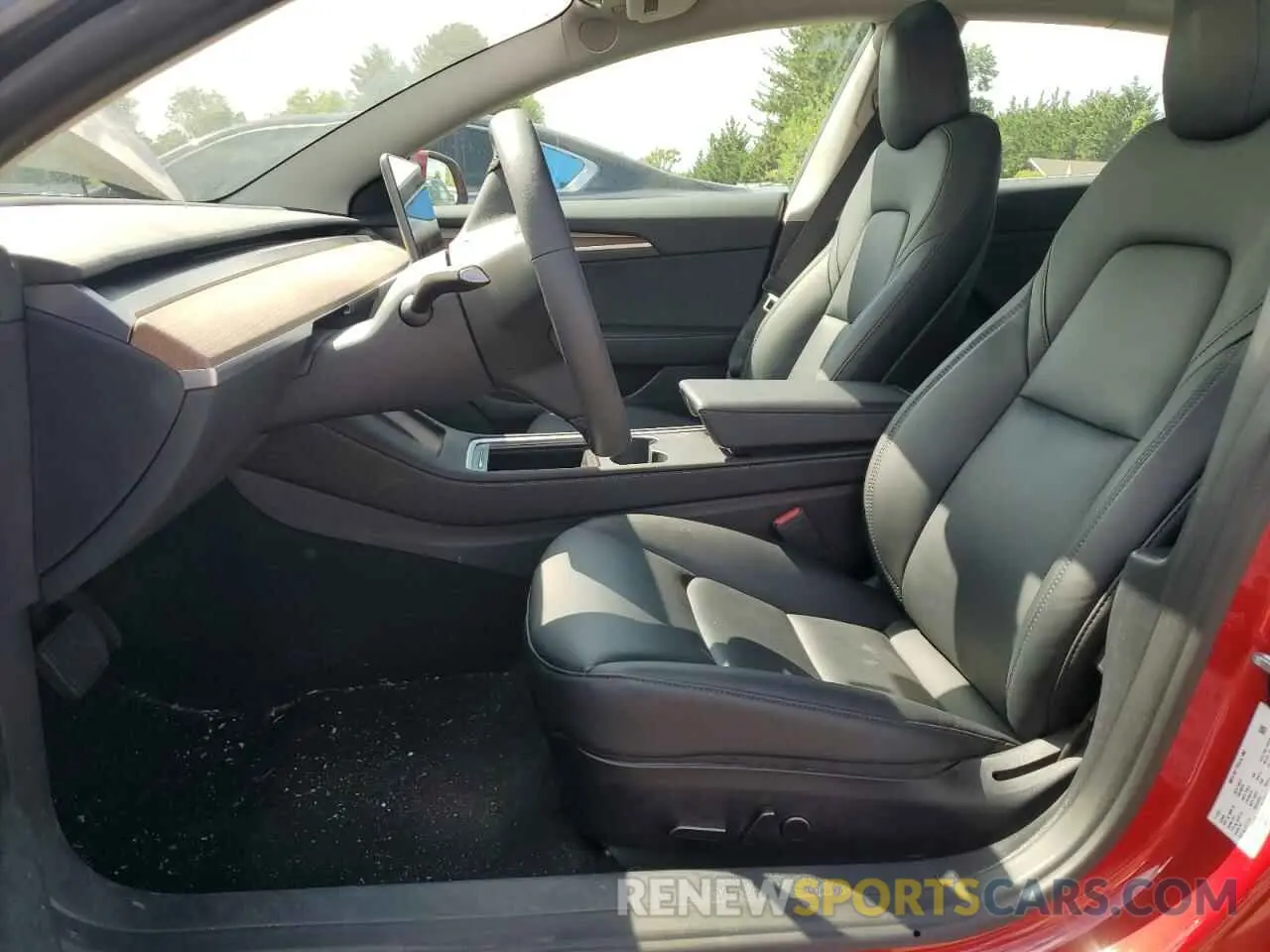7 fotografías del automóvil dañado 5YJ3E1EB7PF390122 TESLA MODEL 3 2023
