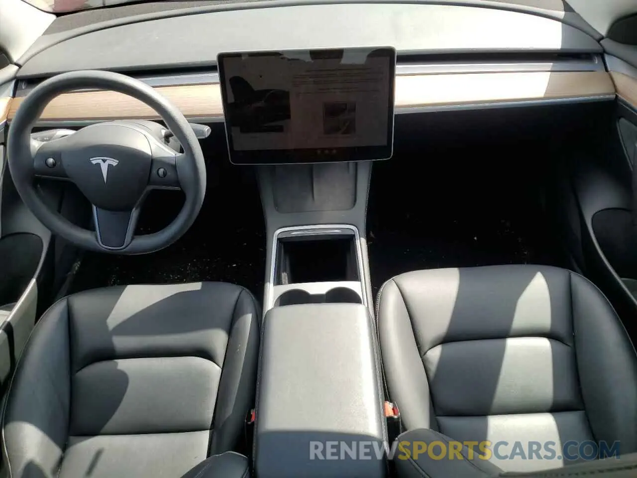 8 fotografías del automóvil dañado 5YJ3E1EB7PF390122 TESLA MODEL 3 2023