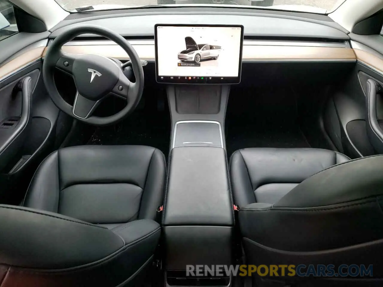 8 fotografías del automóvil dañado 5YJ3E1EB7PF391187 TESLA MODEL 3 2023