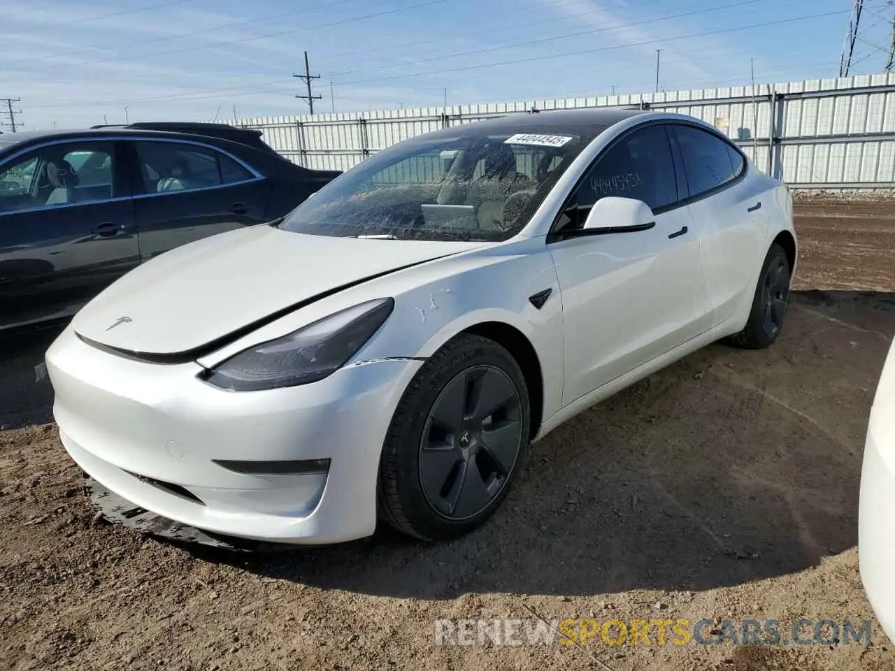1 fotografías del automóvil dañado 5YJ3E1EB7PF393442 TESLA MODEL 3 2023