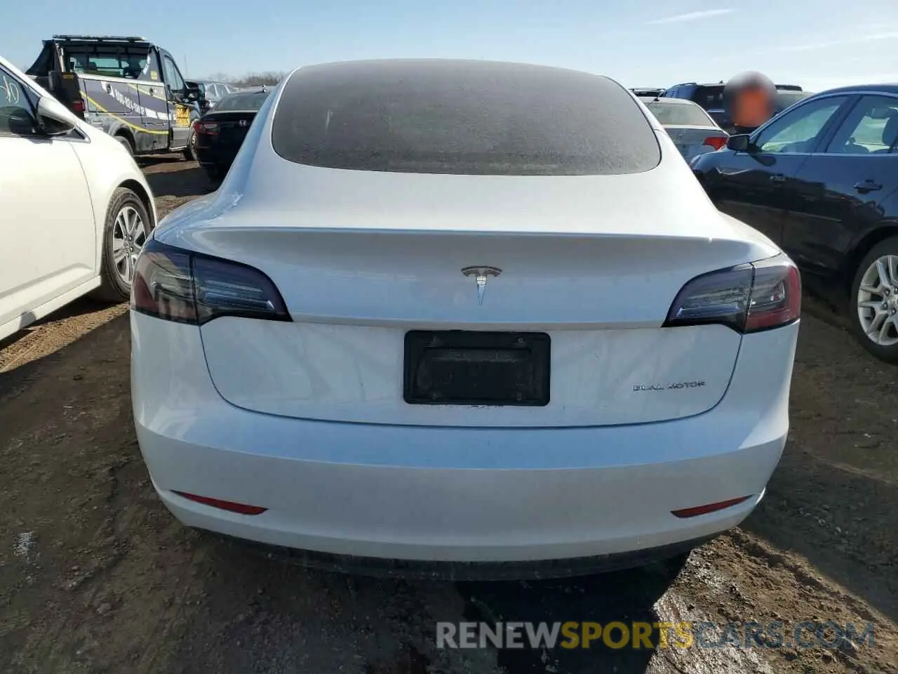 6 fotografías del automóvil dañado 5YJ3E1EB7PF393442 TESLA MODEL 3 2023