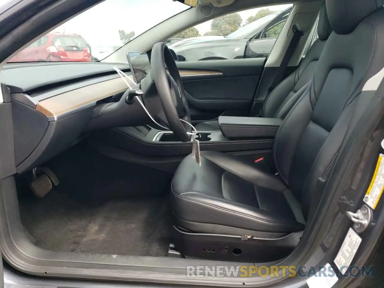 7 fotografías del automóvil dañado 5YJ3E1EB7PF454496 TESLA MODEL 3 2023