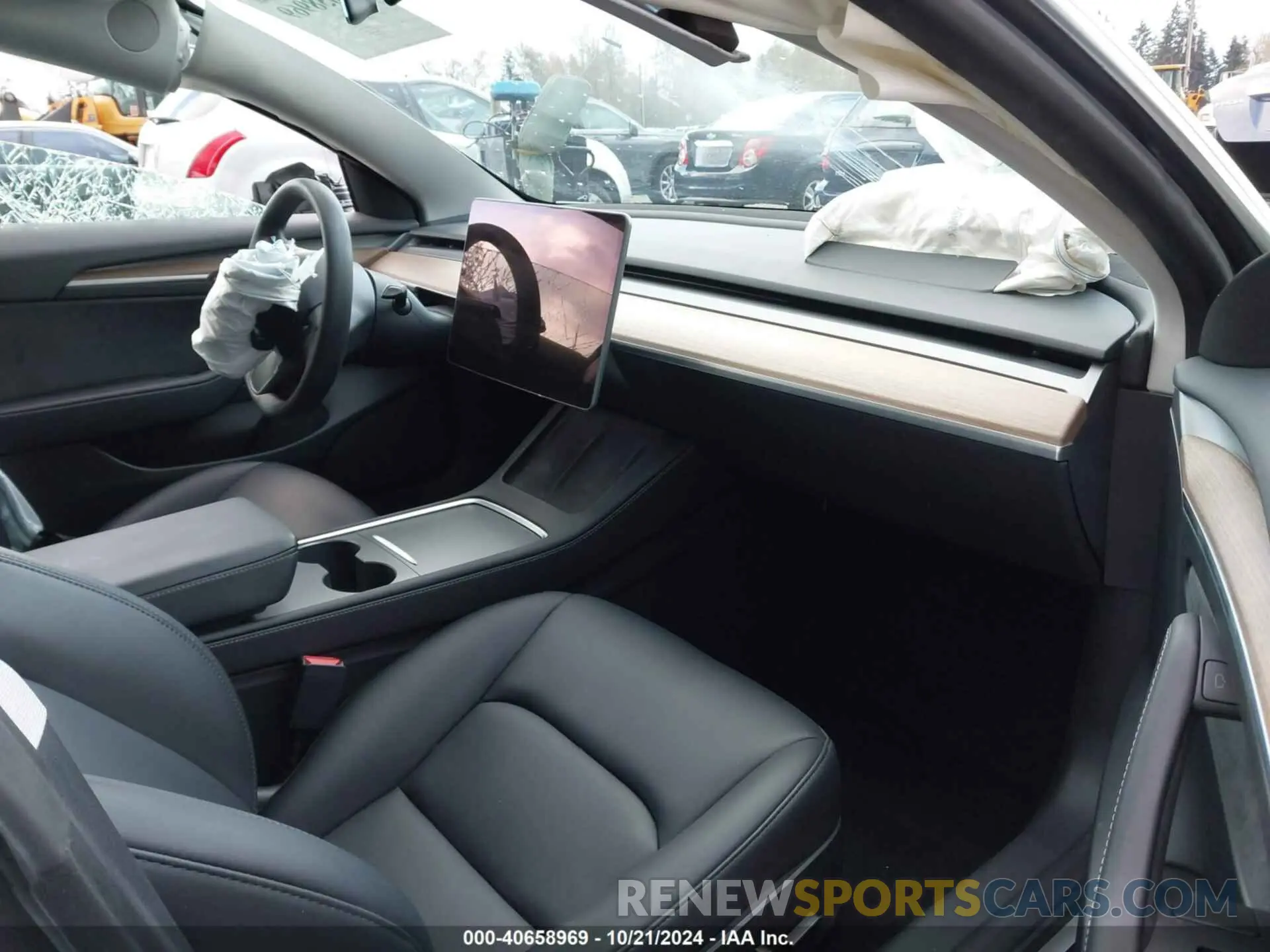 5 fotografías del automóvil dañado 5YJ3E1EB7PF603408 TESLA MODEL 3 2023