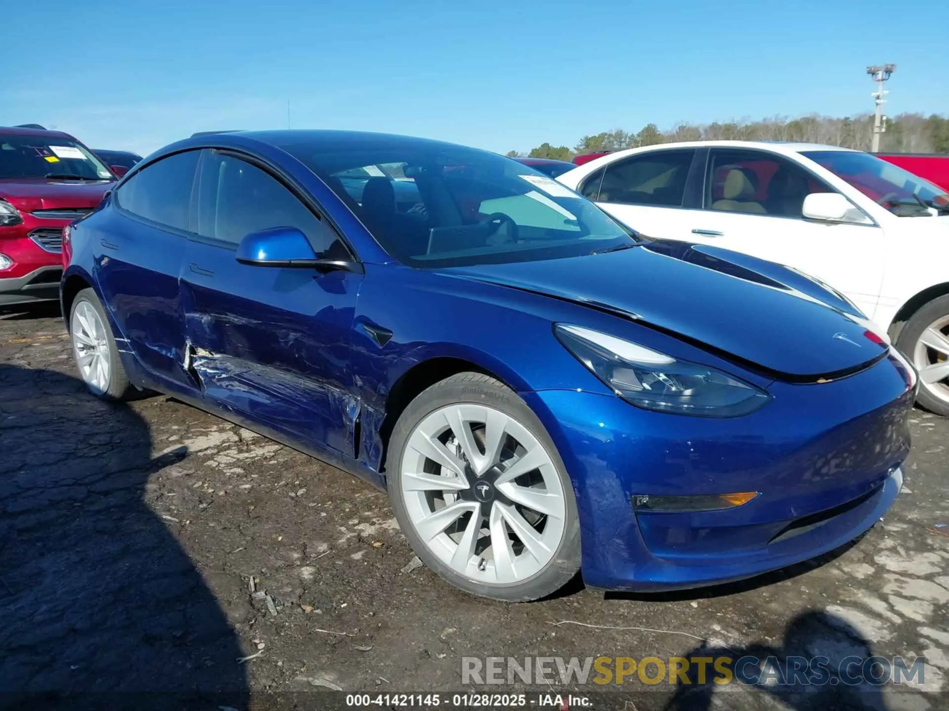 1 fotografías del automóvil dañado 5YJ3E1EB7PF615638 TESLA MODEL 3 2023