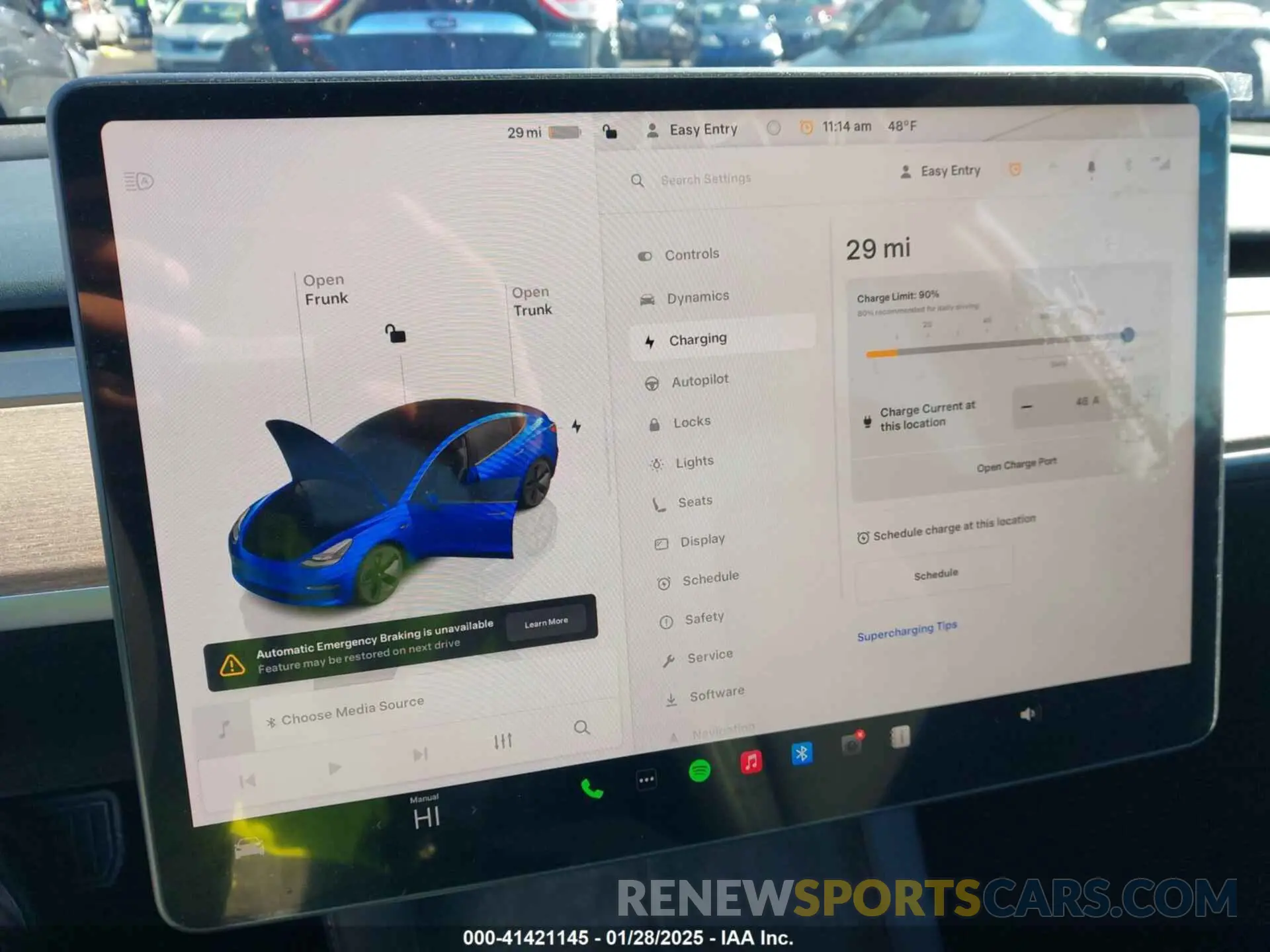 16 fotografías del automóvil dañado 5YJ3E1EB7PF615638 TESLA MODEL 3 2023