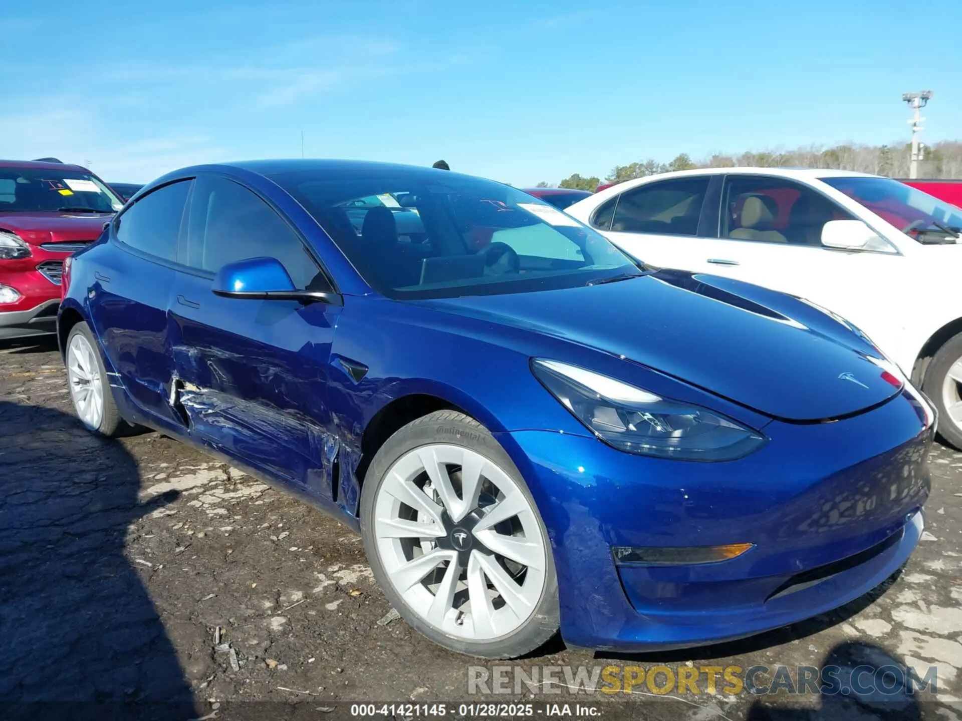6 fotografías del automóvil dañado 5YJ3E1EB7PF615638 TESLA MODEL 3 2023