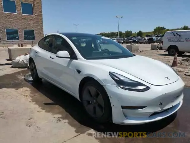 13 fotografías del automóvil dañado 5YJ3E1EB7PF636375 TESLA MODEL 3 2023