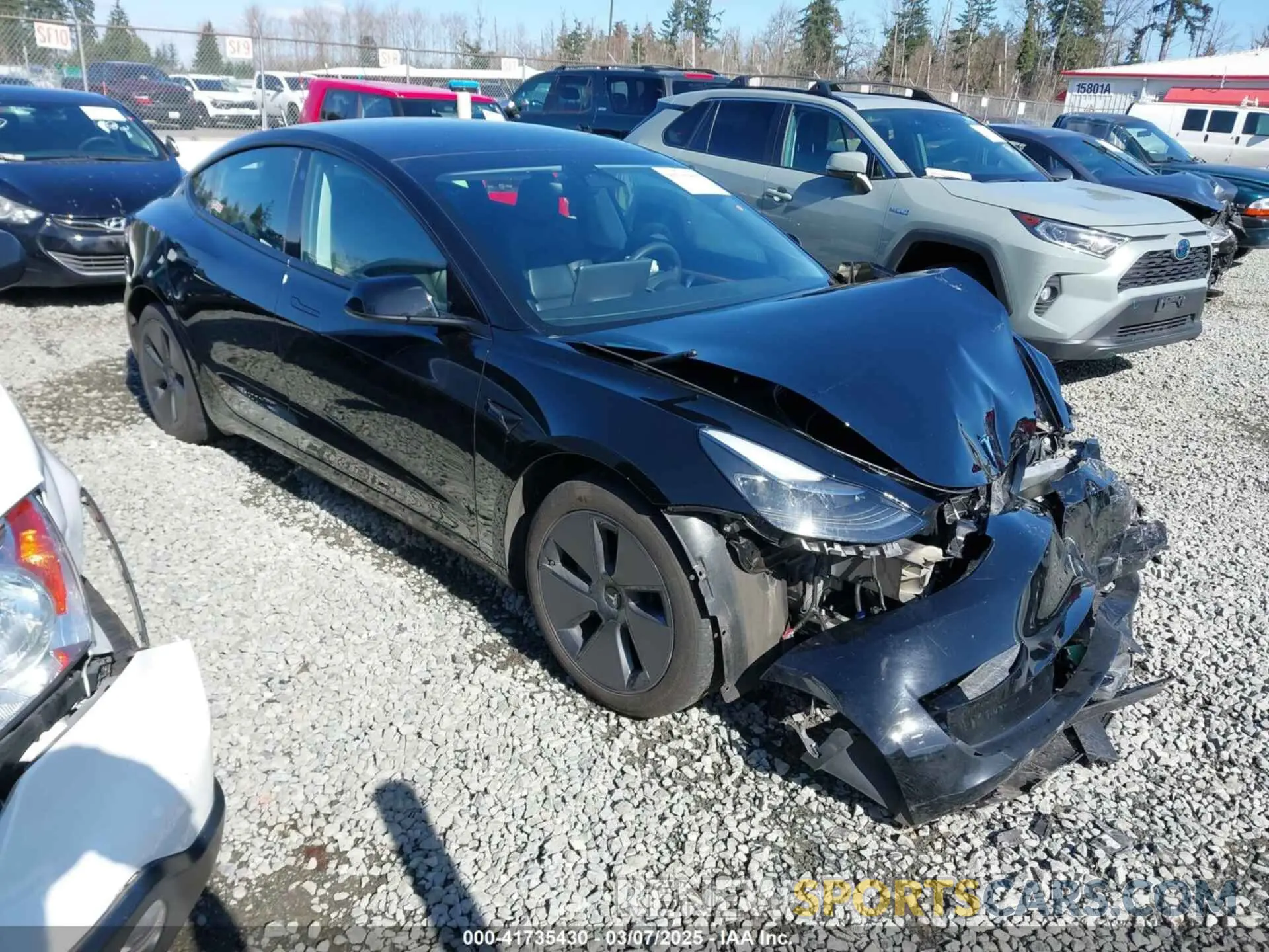 1 fotografías del automóvil dañado 5YJ3E1EB7PF657274 TESLA MODEL 3 2023