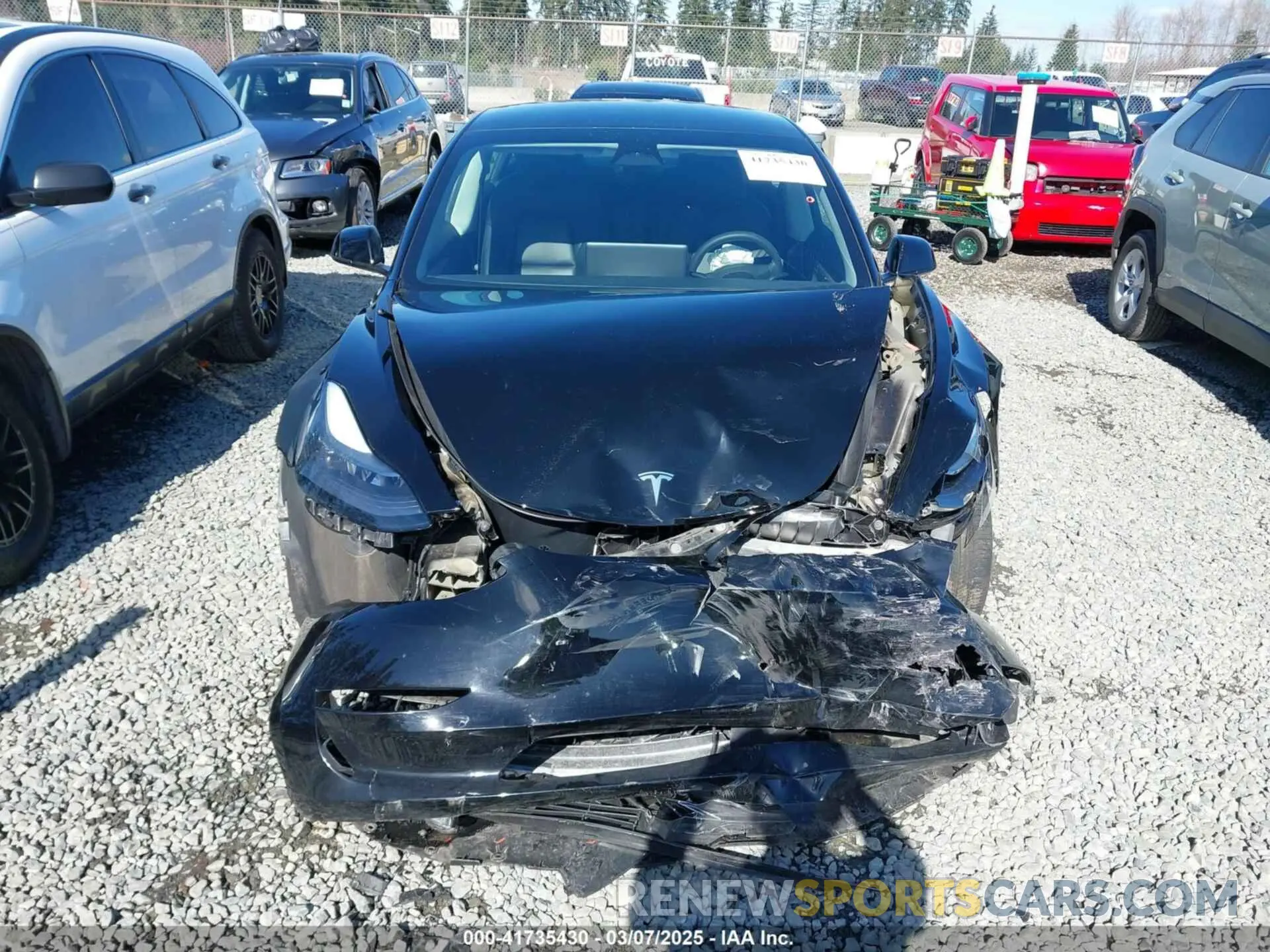 11 fotografías del automóvil dañado 5YJ3E1EB7PF657274 TESLA MODEL 3 2023