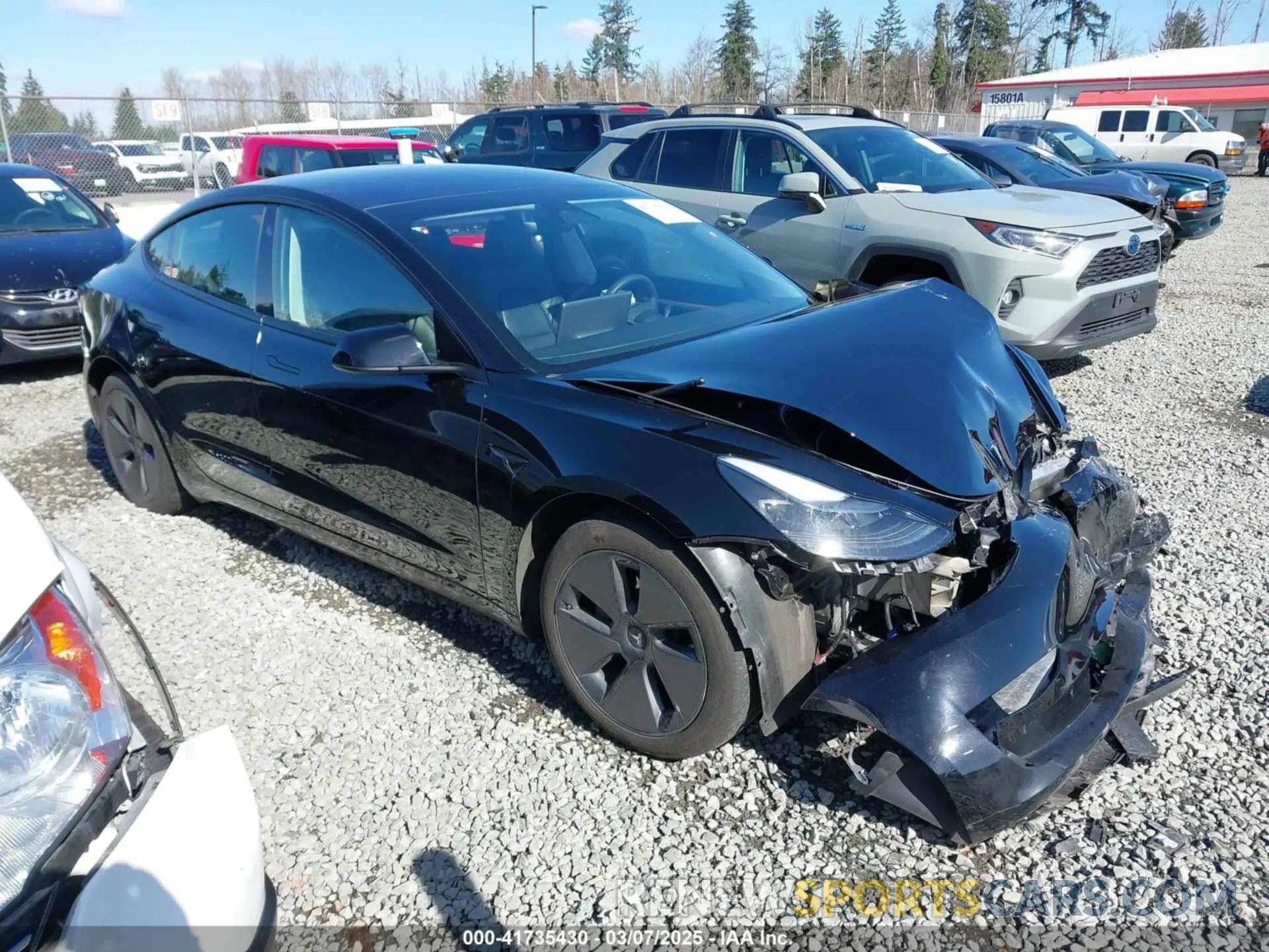 12 fotografías del automóvil dañado 5YJ3E1EB7PF657274 TESLA MODEL 3 2023