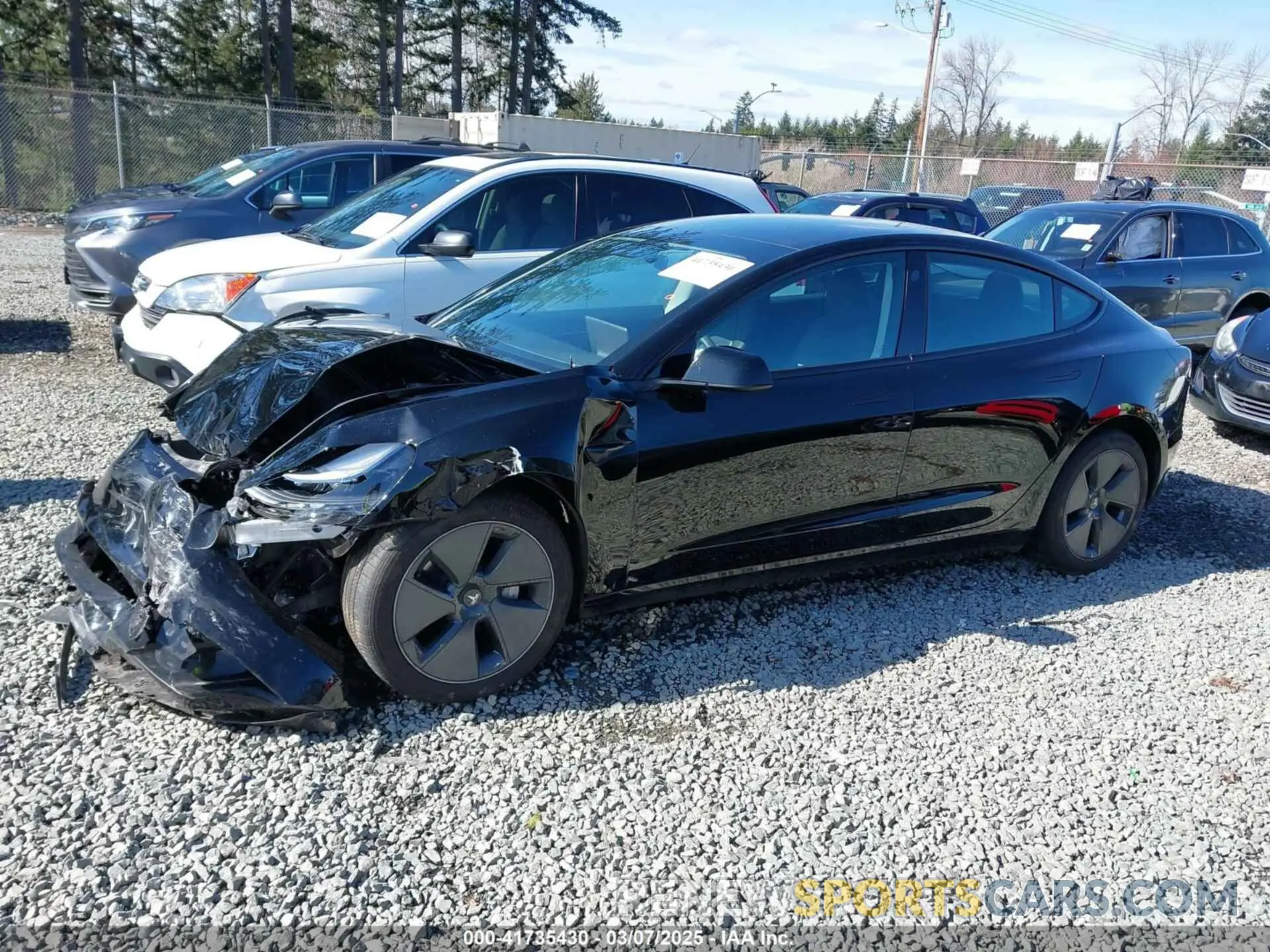 13 fotografías del automóvil dañado 5YJ3E1EB7PF657274 TESLA MODEL 3 2023