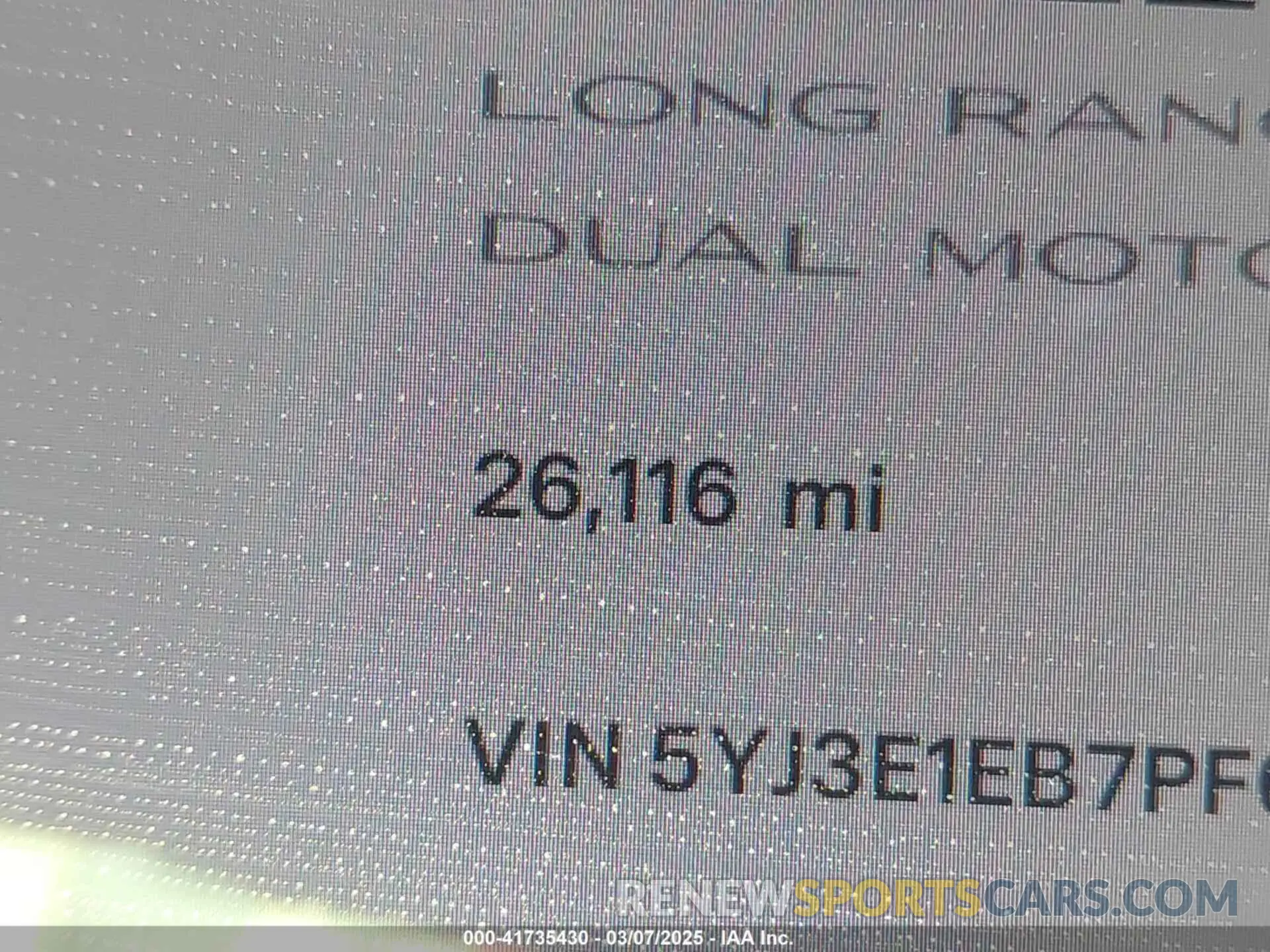 14 fotografías del automóvil dañado 5YJ3E1EB7PF657274 TESLA MODEL 3 2023