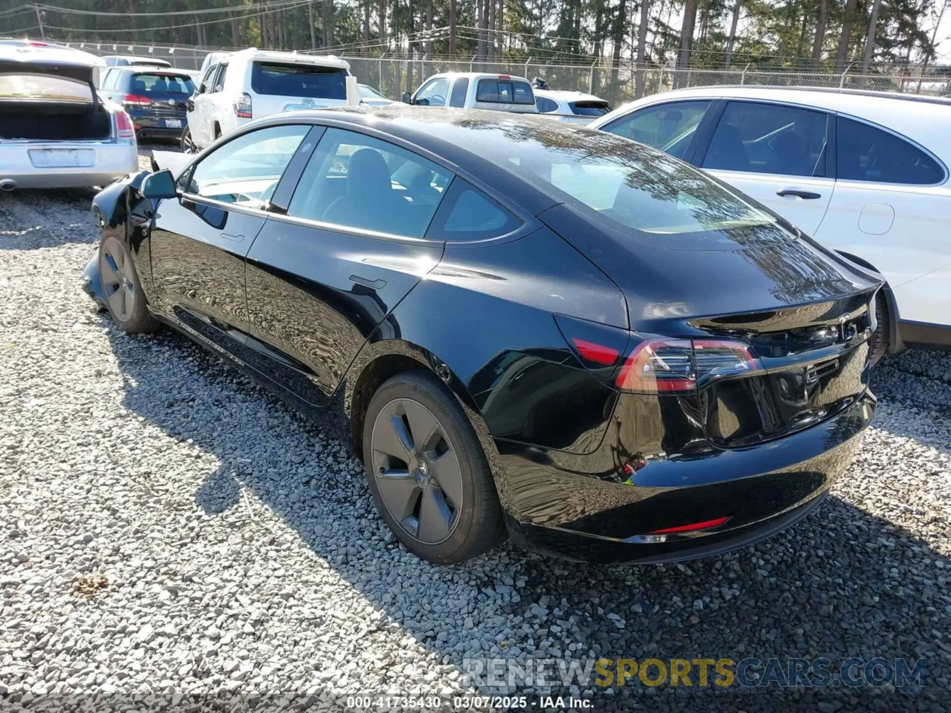 3 fotografías del automóvil dañado 5YJ3E1EB7PF657274 TESLA MODEL 3 2023