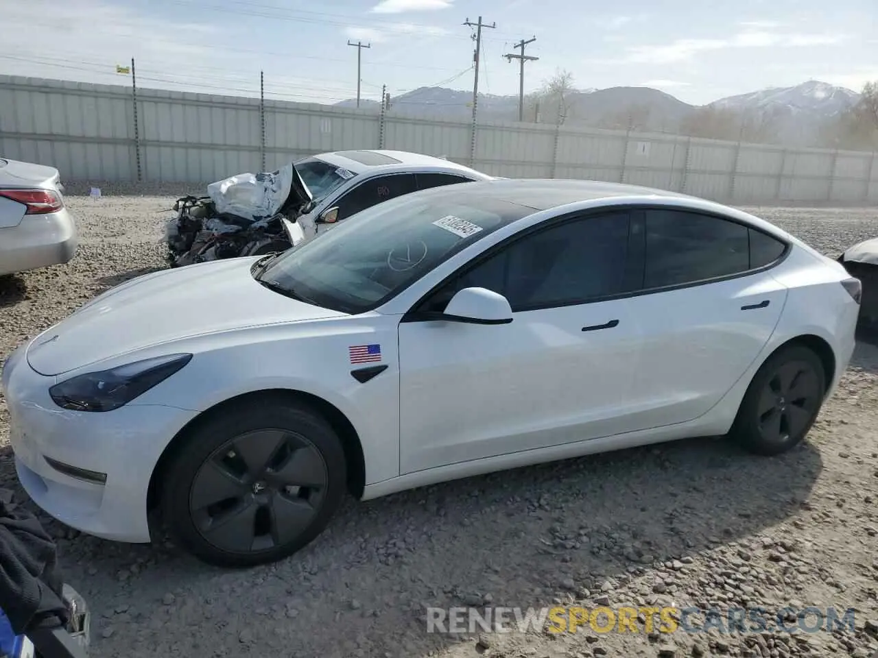 1 fotografías del automóvil dañado 5YJ3E1EB7PF686922 TESLA MODEL 3 2023