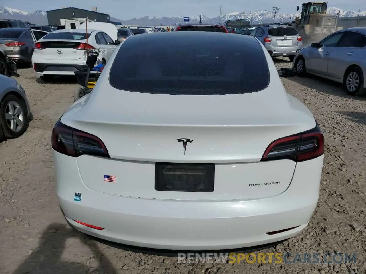 6 fotografías del automóvil dañado 5YJ3E1EB7PF686922 TESLA MODEL 3 2023