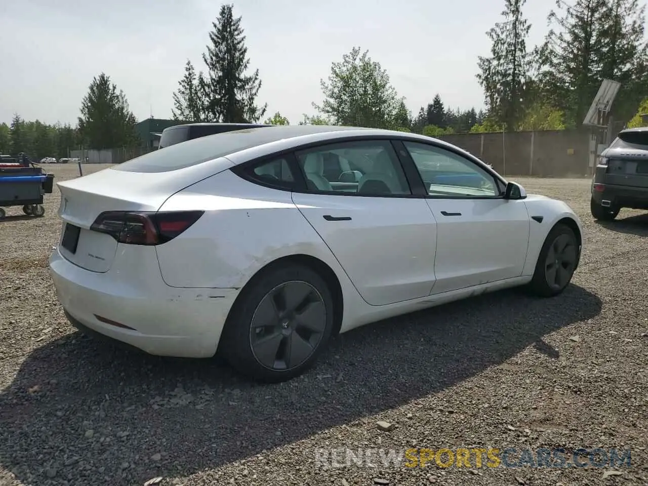 3 fotografías del automóvil dañado 5YJ3E1EB8PF386449 TESLA MODEL 3 2023
