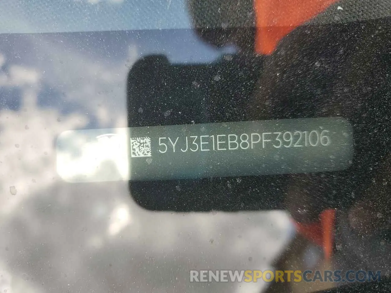 12 fotografías del automóvil dañado 5YJ3E1EB8PF392106 TESLA MODEL 3 2023