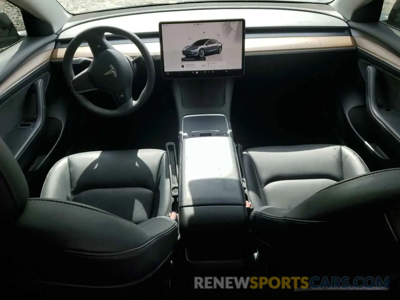 8 fotografías del automóvil dañado 5YJ3E1EB8PF392106 TESLA MODEL 3 2023