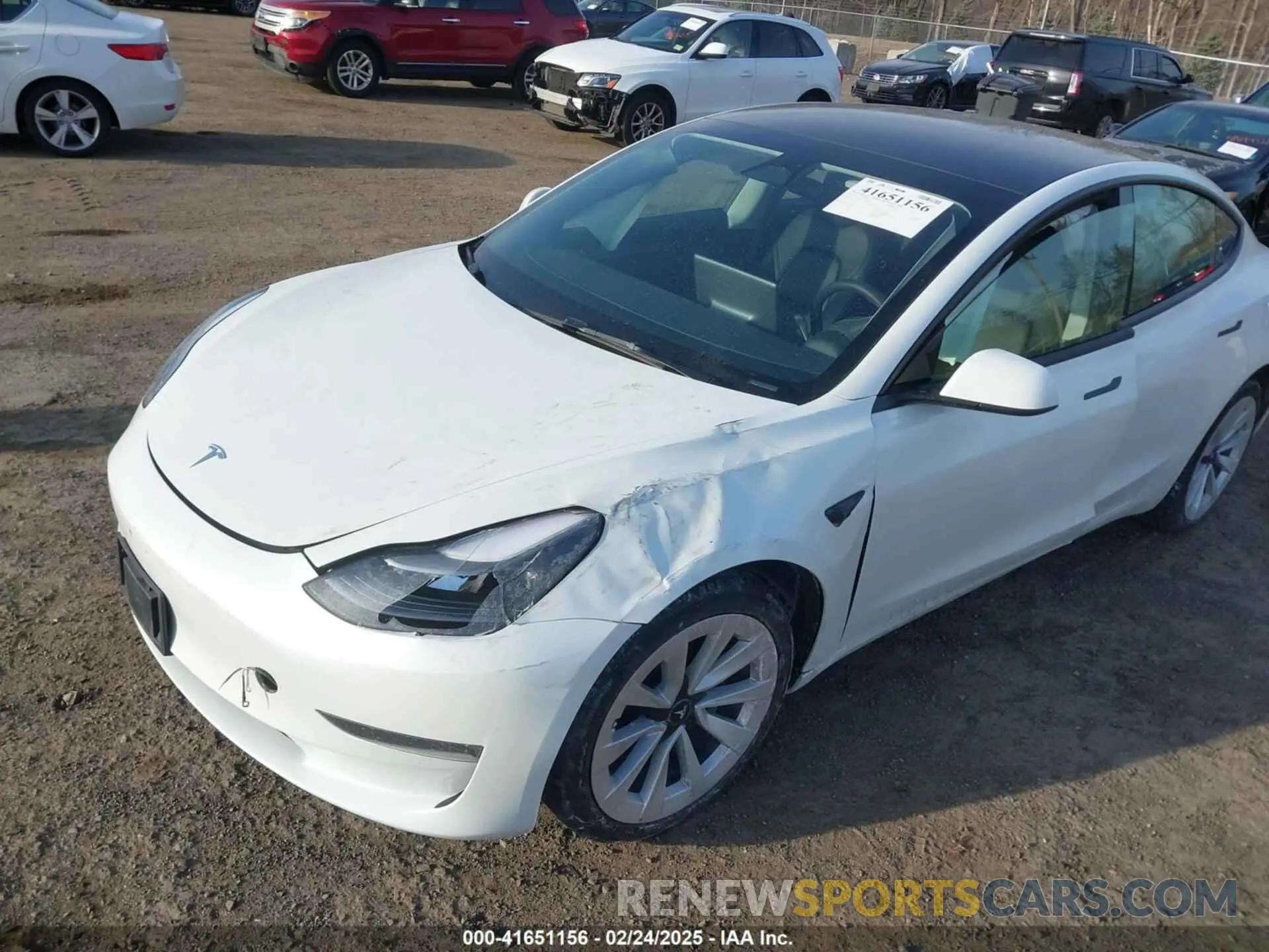 6 fotografías del automóvil dañado 5YJ3E1EB8PF600291 TESLA MODEL 3 2023